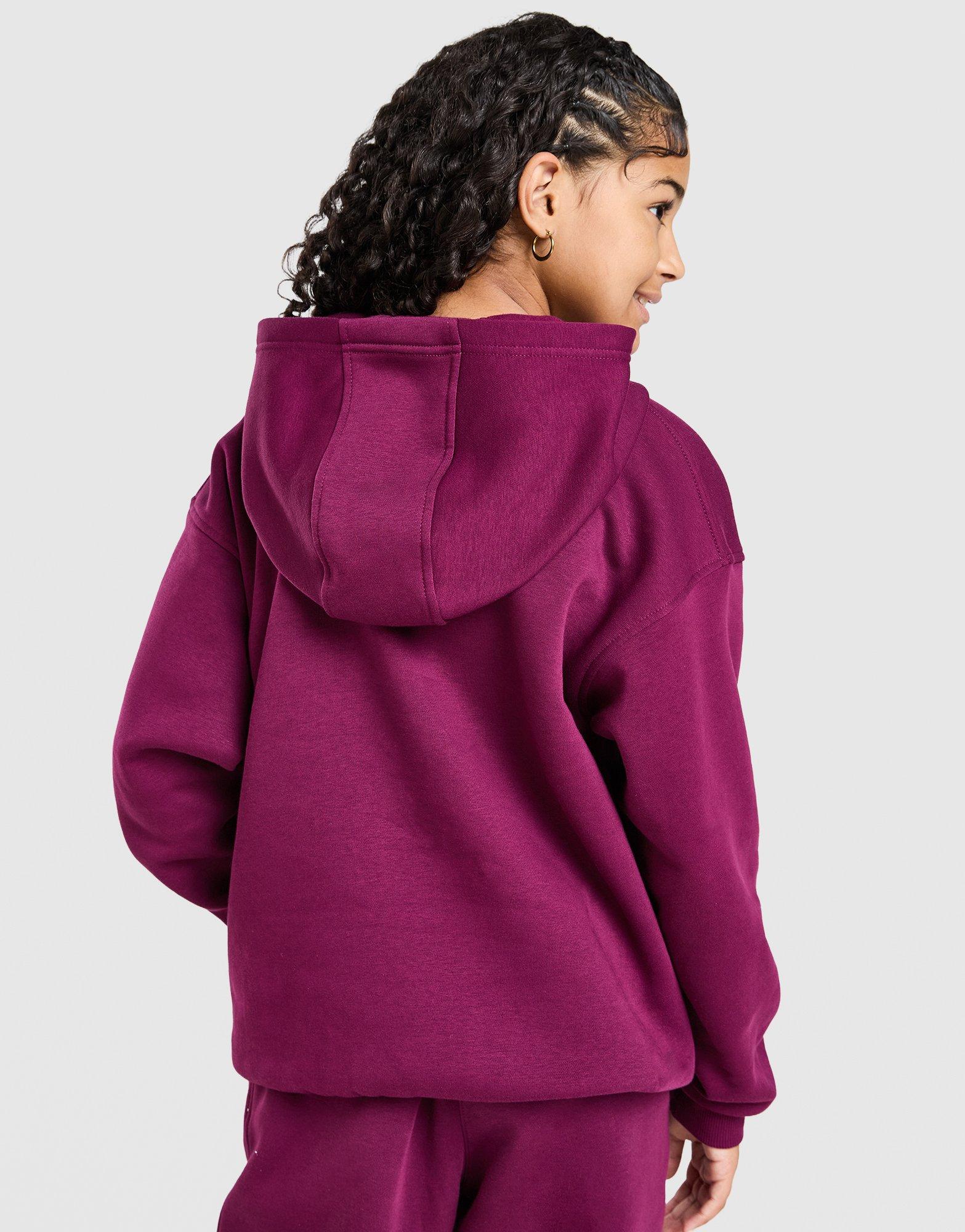 Nike Girls' Club Fleece Full Zip Hoodie Junior