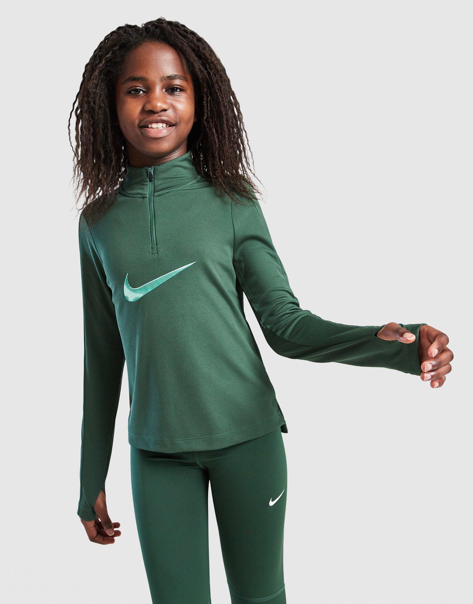 Nike Girls' Swoosh 1/2 Zip Top Junior