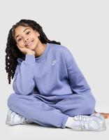 Nike Girls' Club Fleece Crew Sweatshirt Junior