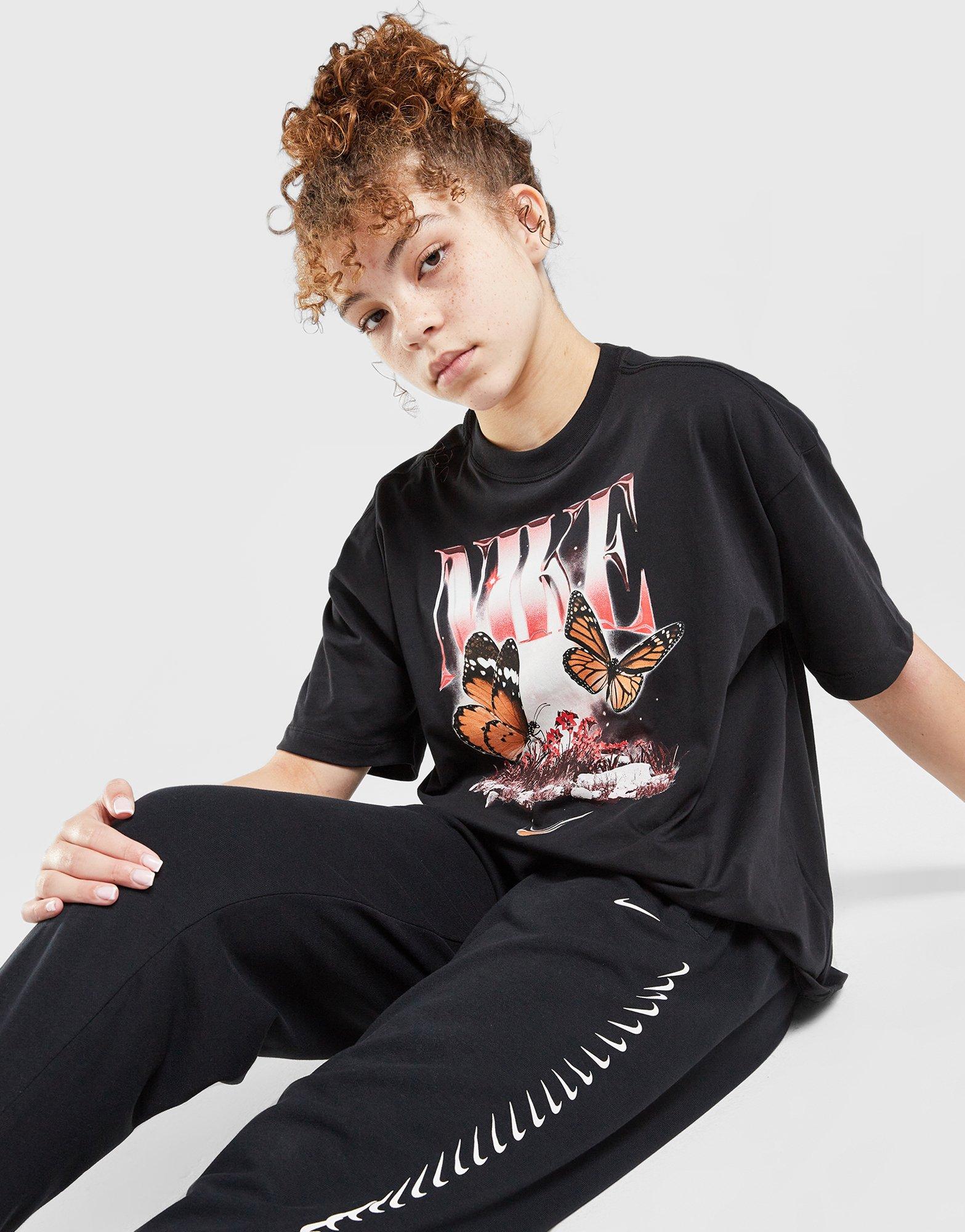 Nike Girls' Graphic Butterfly T-Shirt Junior