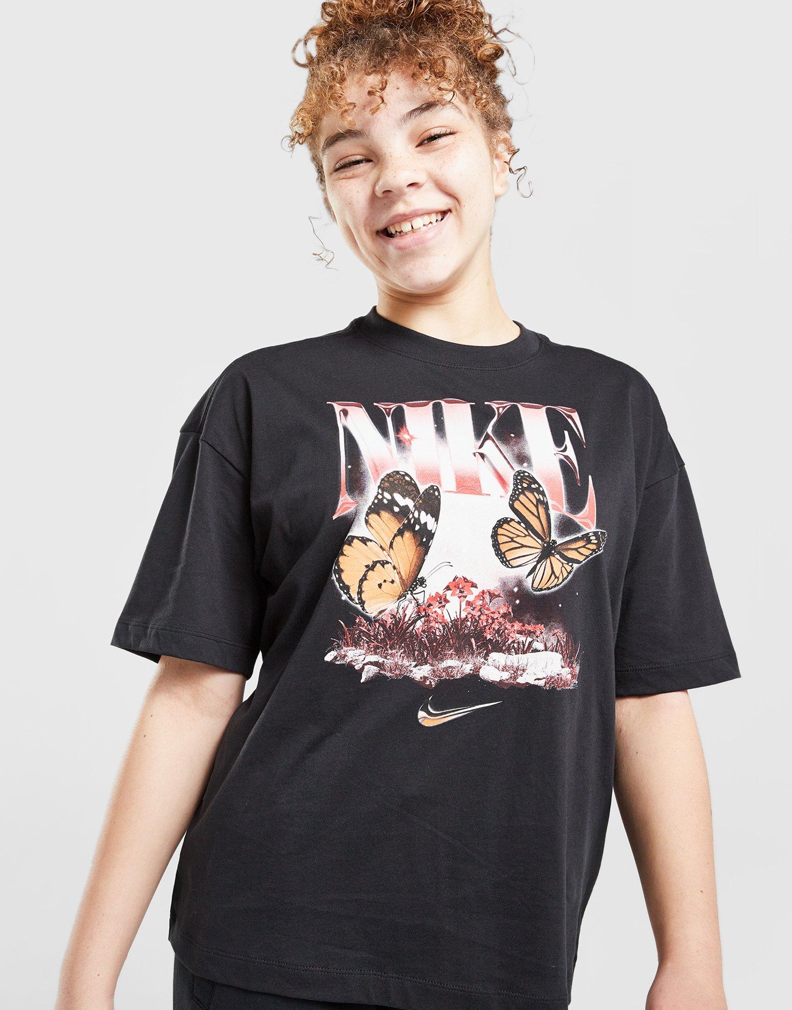 Nike Girls' Graphic Butterfly T-Shirt Junior