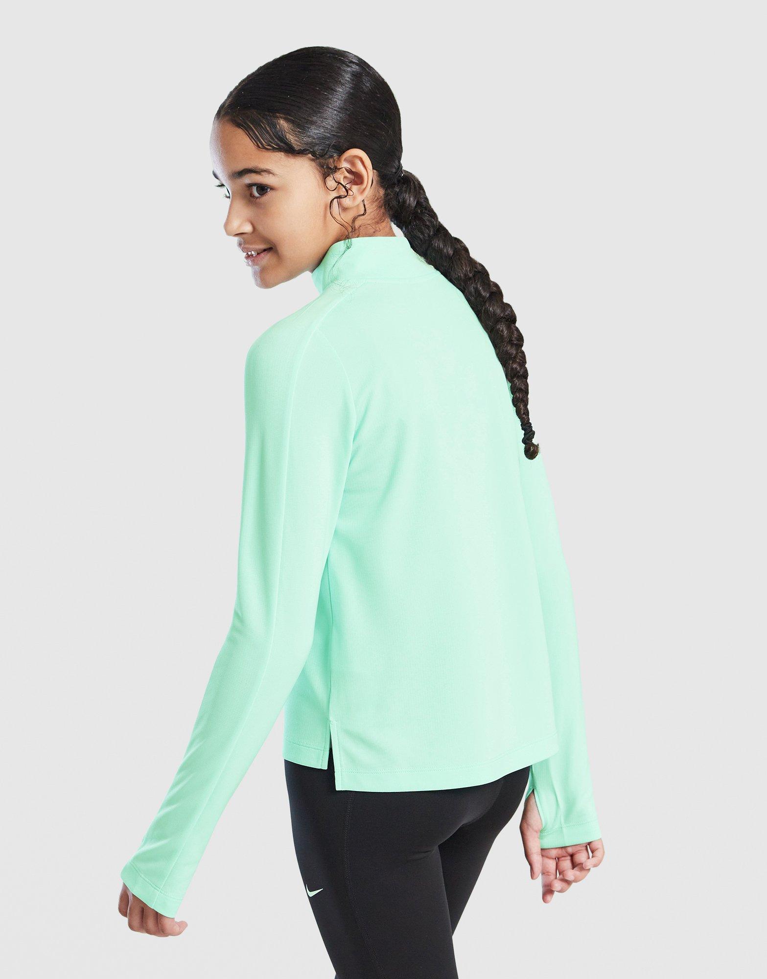 Nike Girls' Long Sleeve 1/2 Zip Top Junior