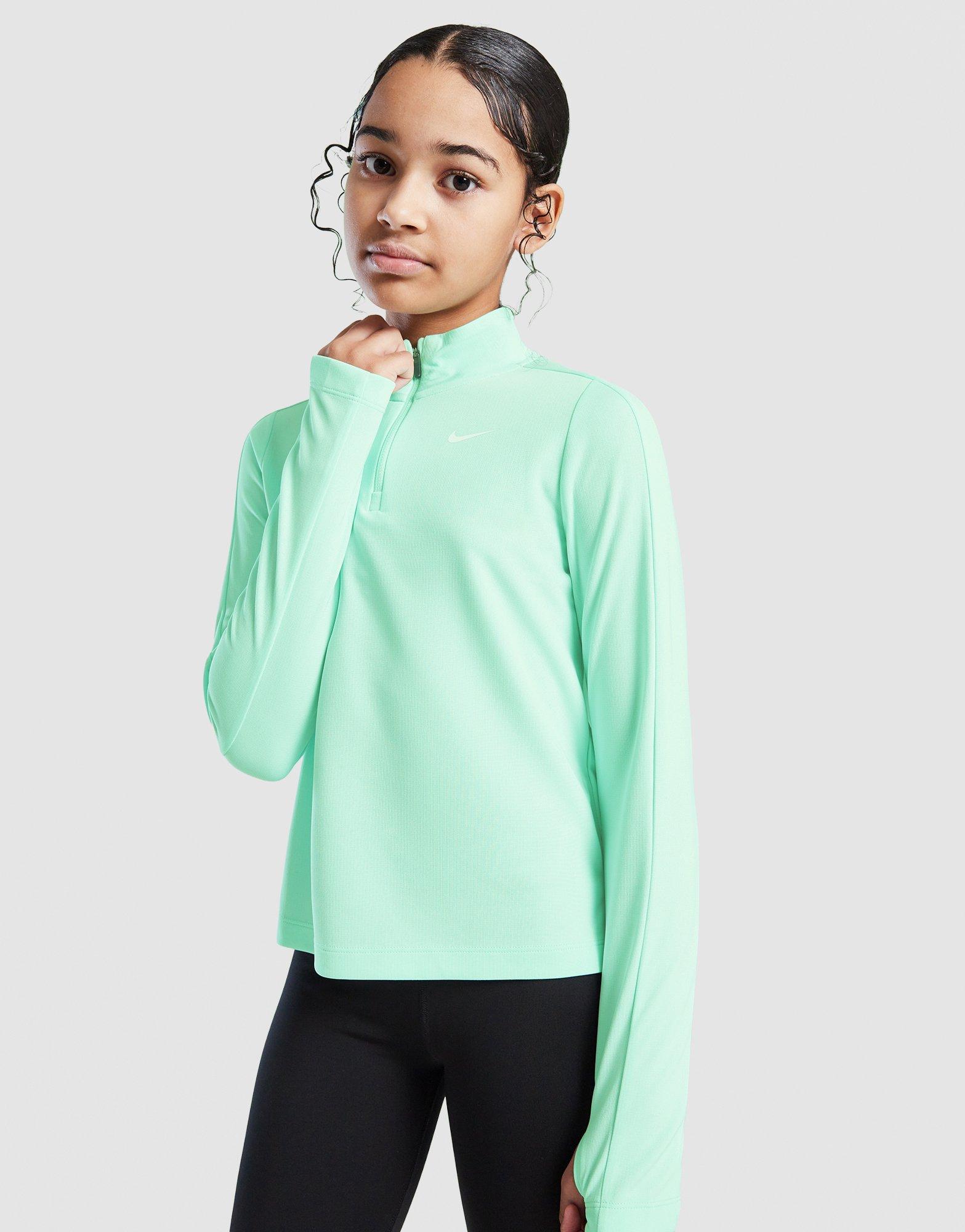 Nike Girls' Long Sleeve 1/2 Zip Top Junior