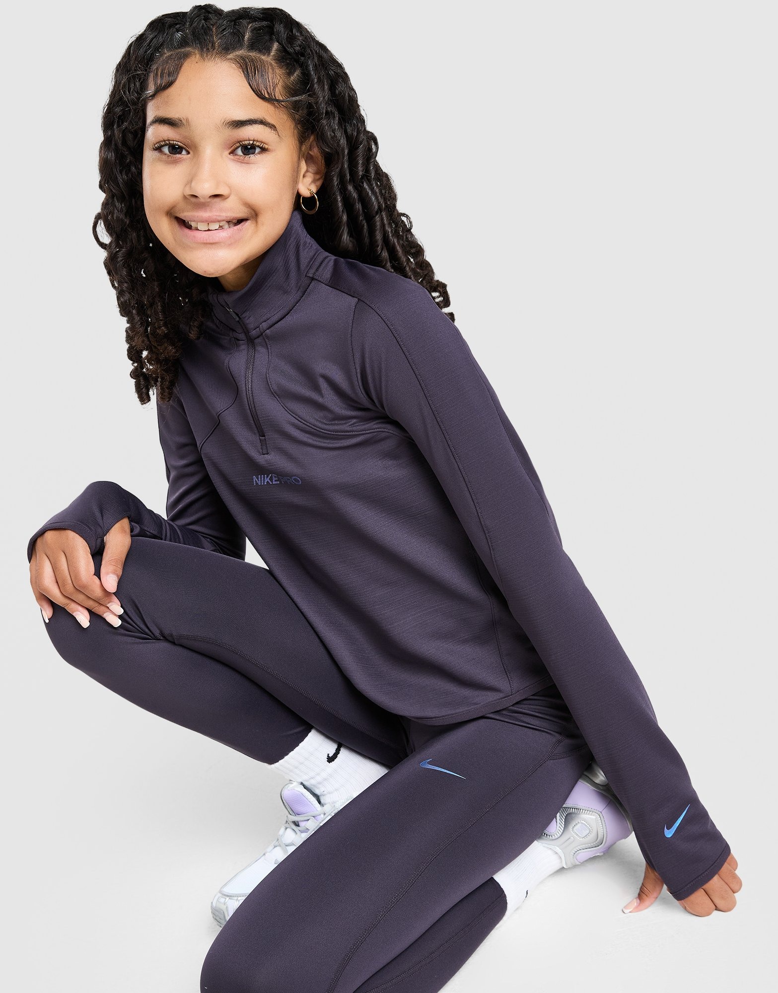 Purple Nike Girls' Sport Pack Leggings Junior JD Sports UK