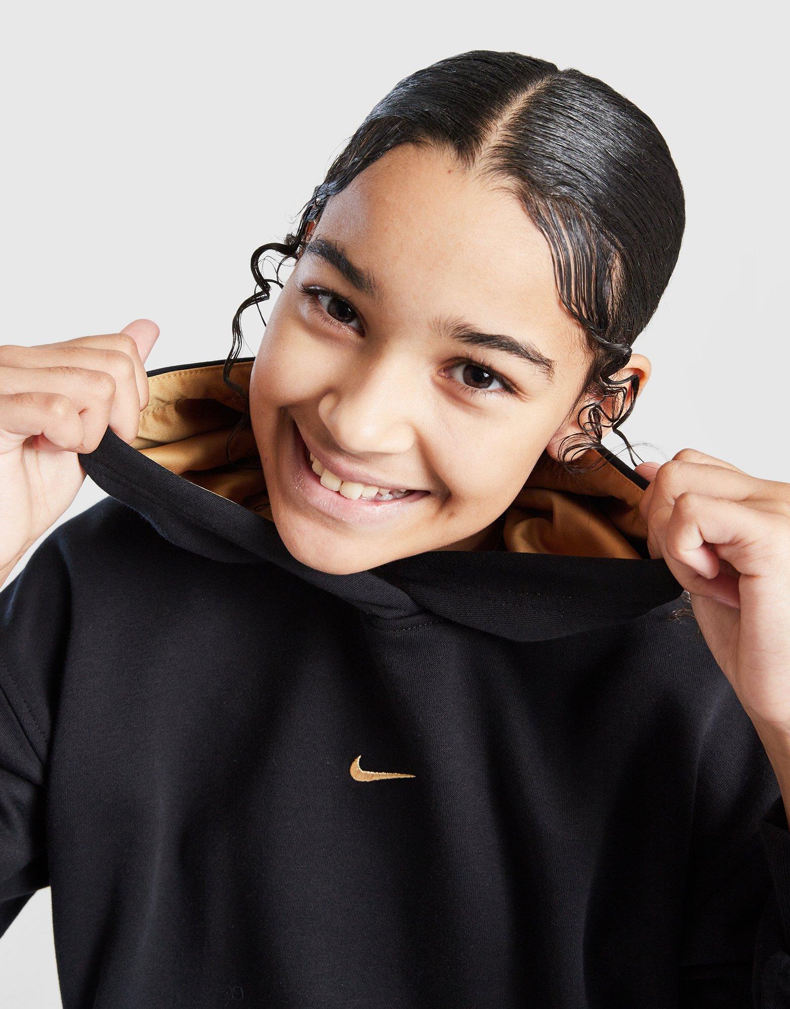 Nike Girls' Satin Hoodie Junior