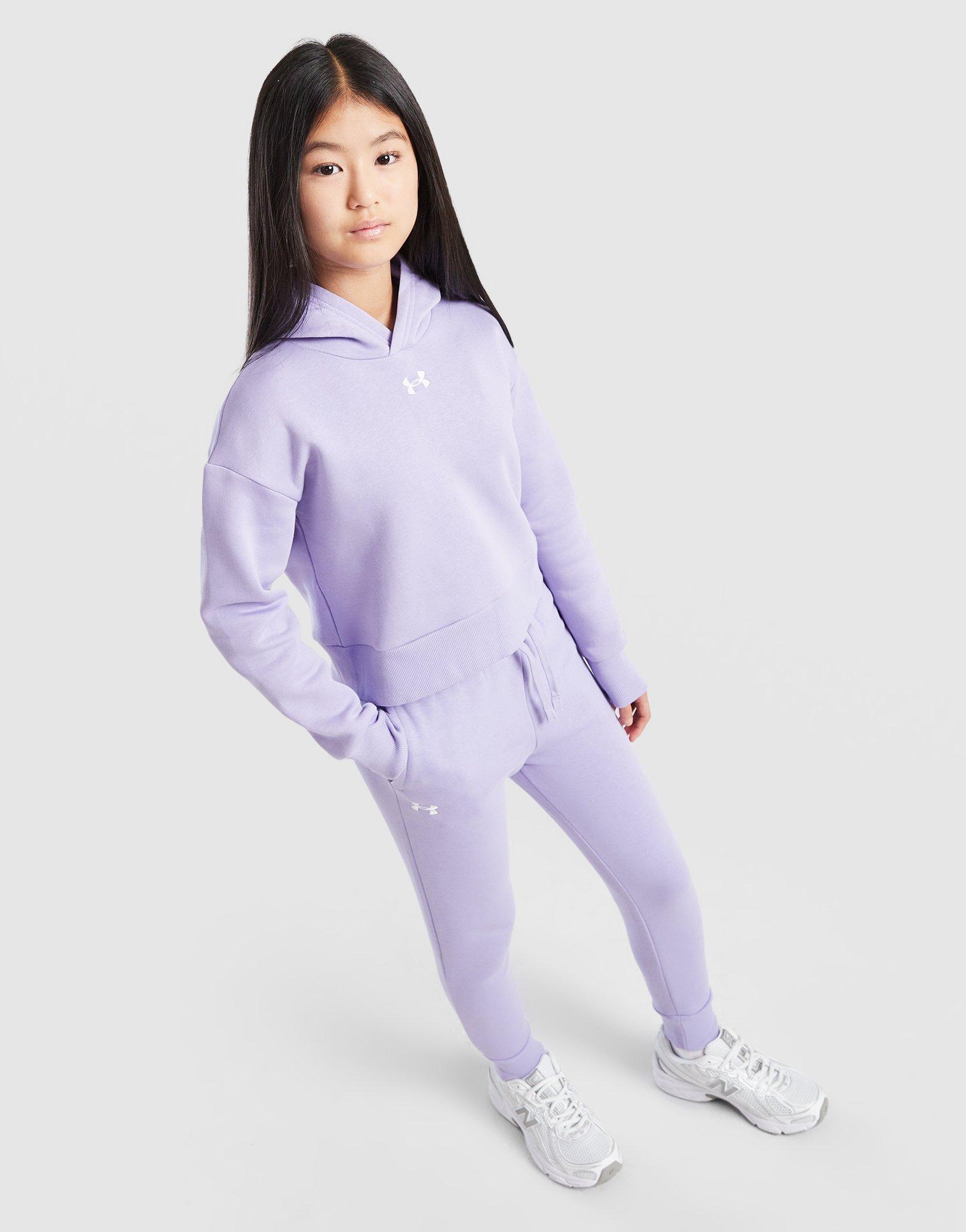 Under Armour Felpa con Cappuccio Rival Fleece Bambina Junior