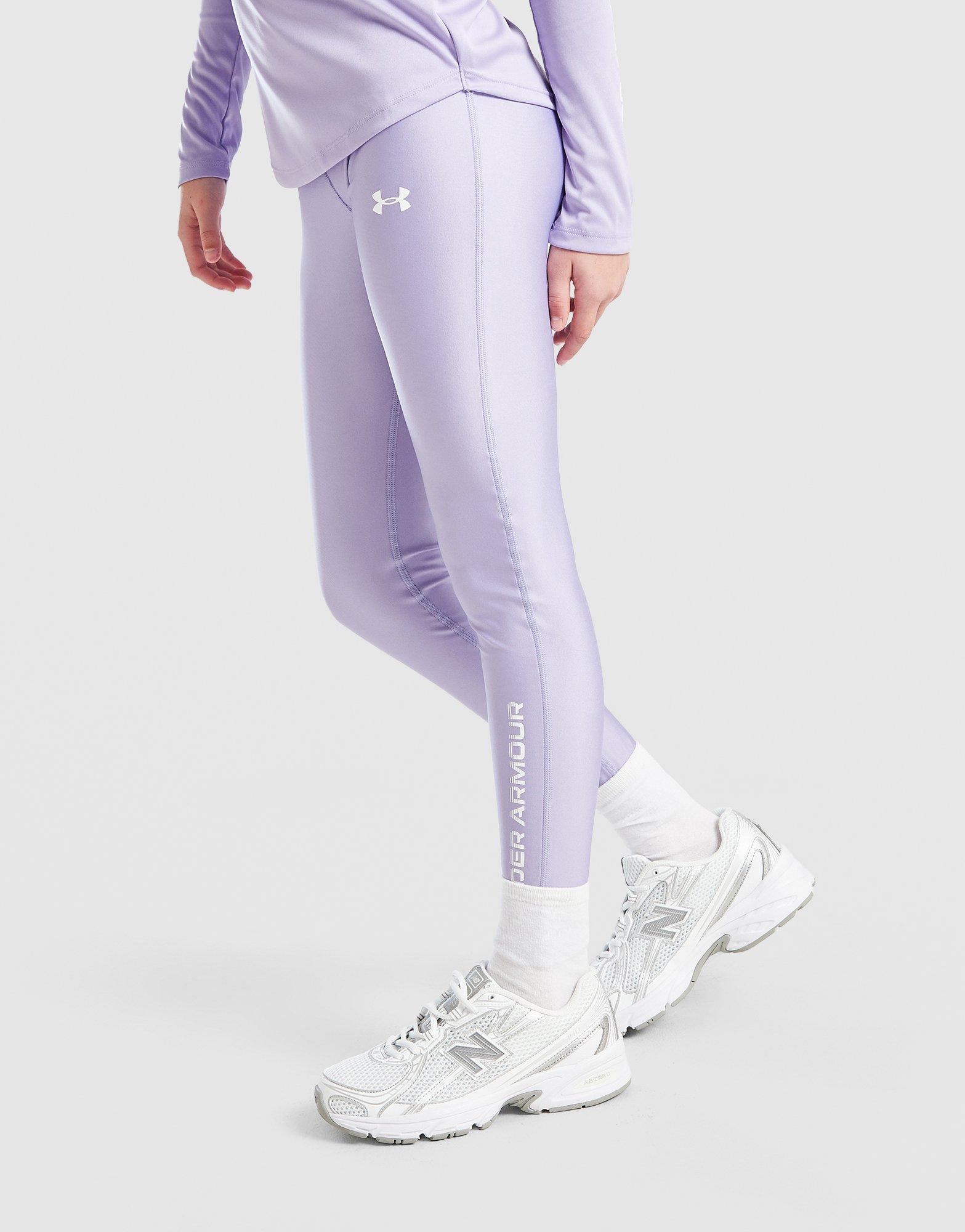 Under Armour Girls' HeatGear Wordmark Leggings Junior