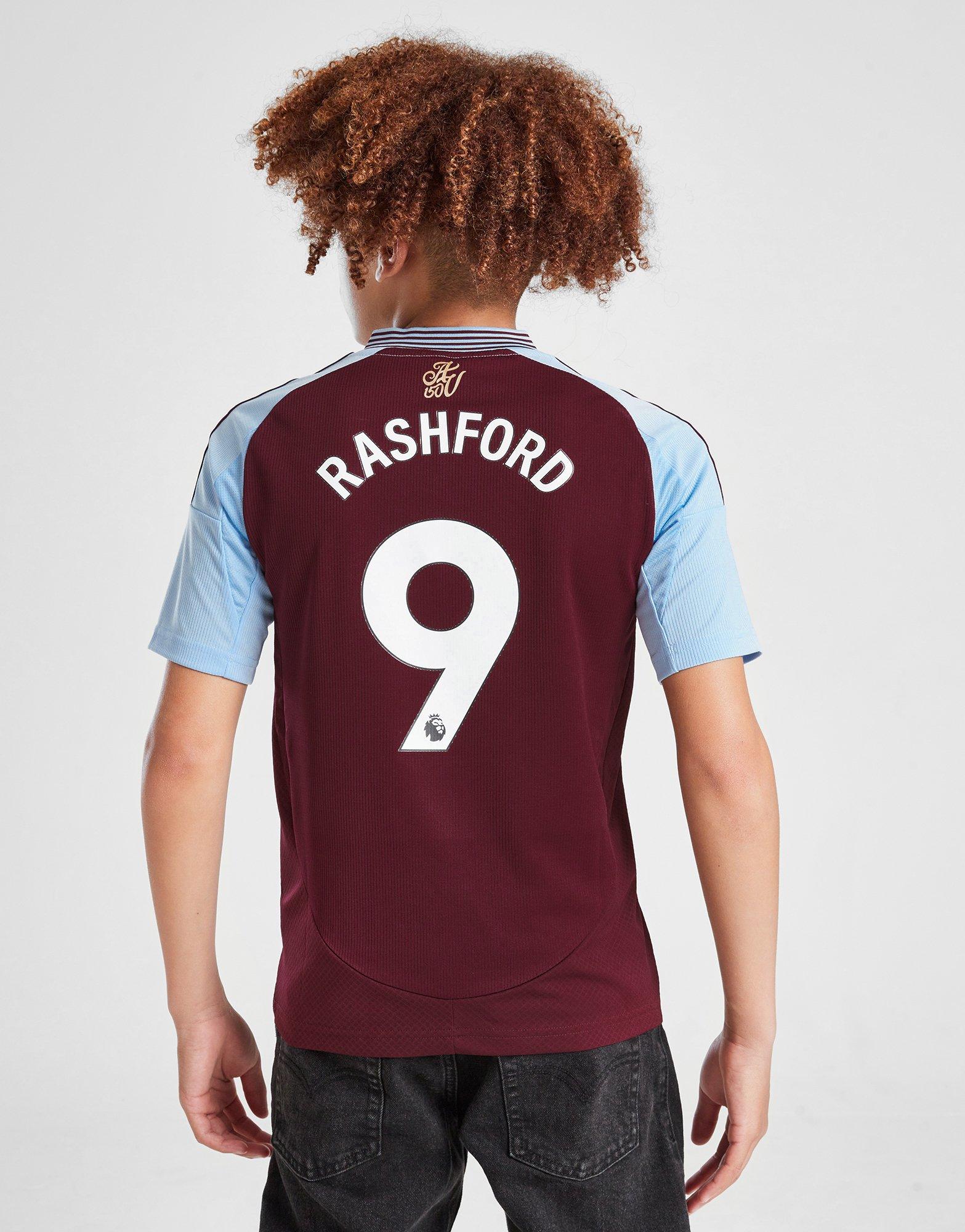 adidas Aston Villa FC 24/25 Rashford #9 Home Shirt Junior