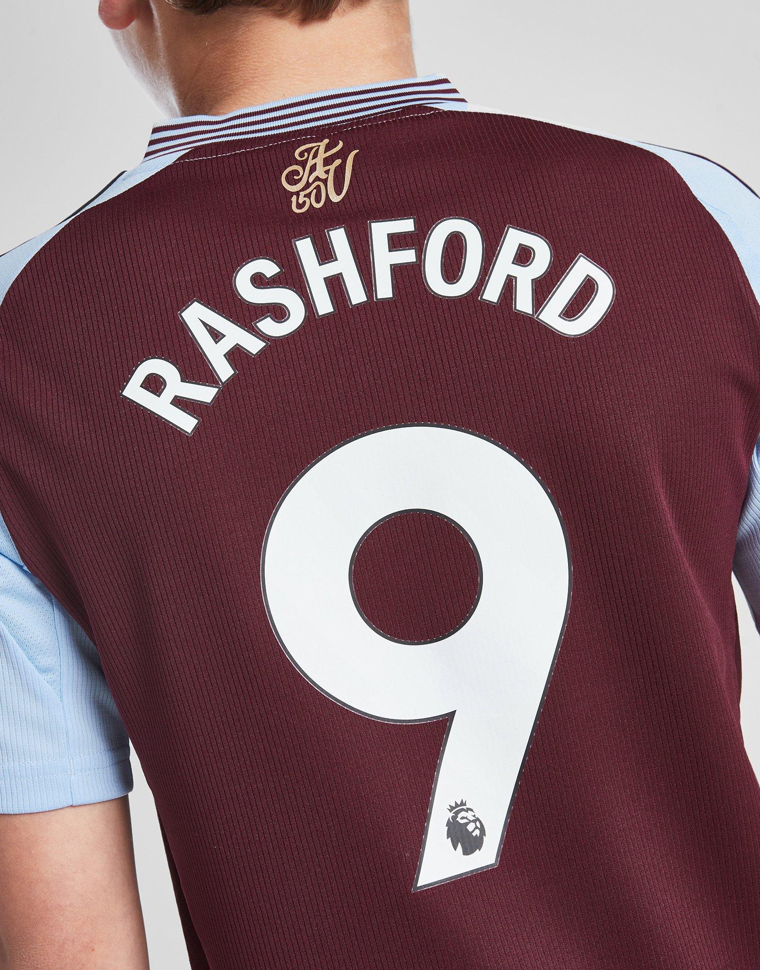 adidas Aston Villa FC 24/25 Rashford #9 Home Shirt Junior