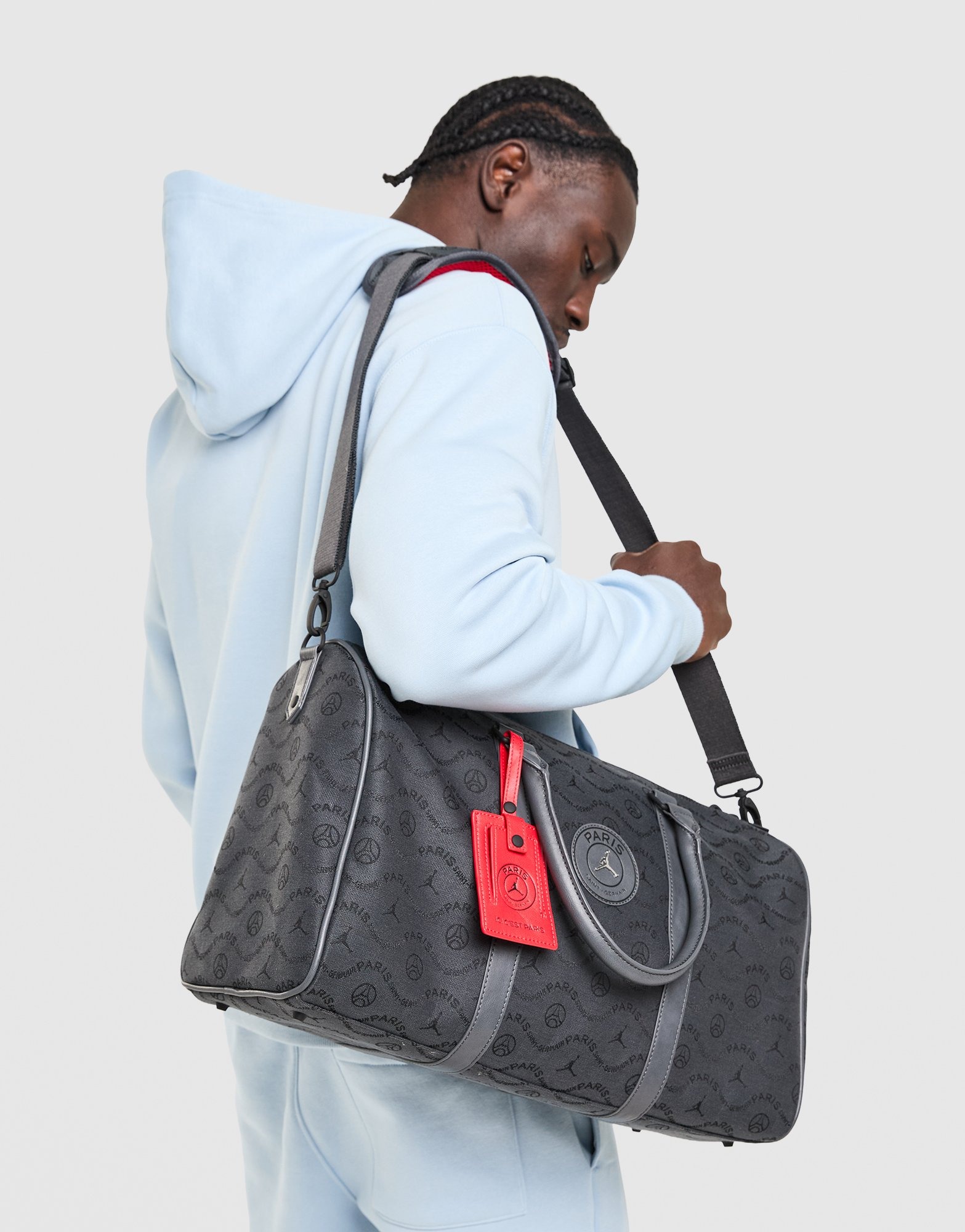 バスケ用バッグ PARIS SAINT-GERMAIN PSG JORDAN Black Jordan Paris Saint Germain Mono Duffle Bag - JD Sports Global