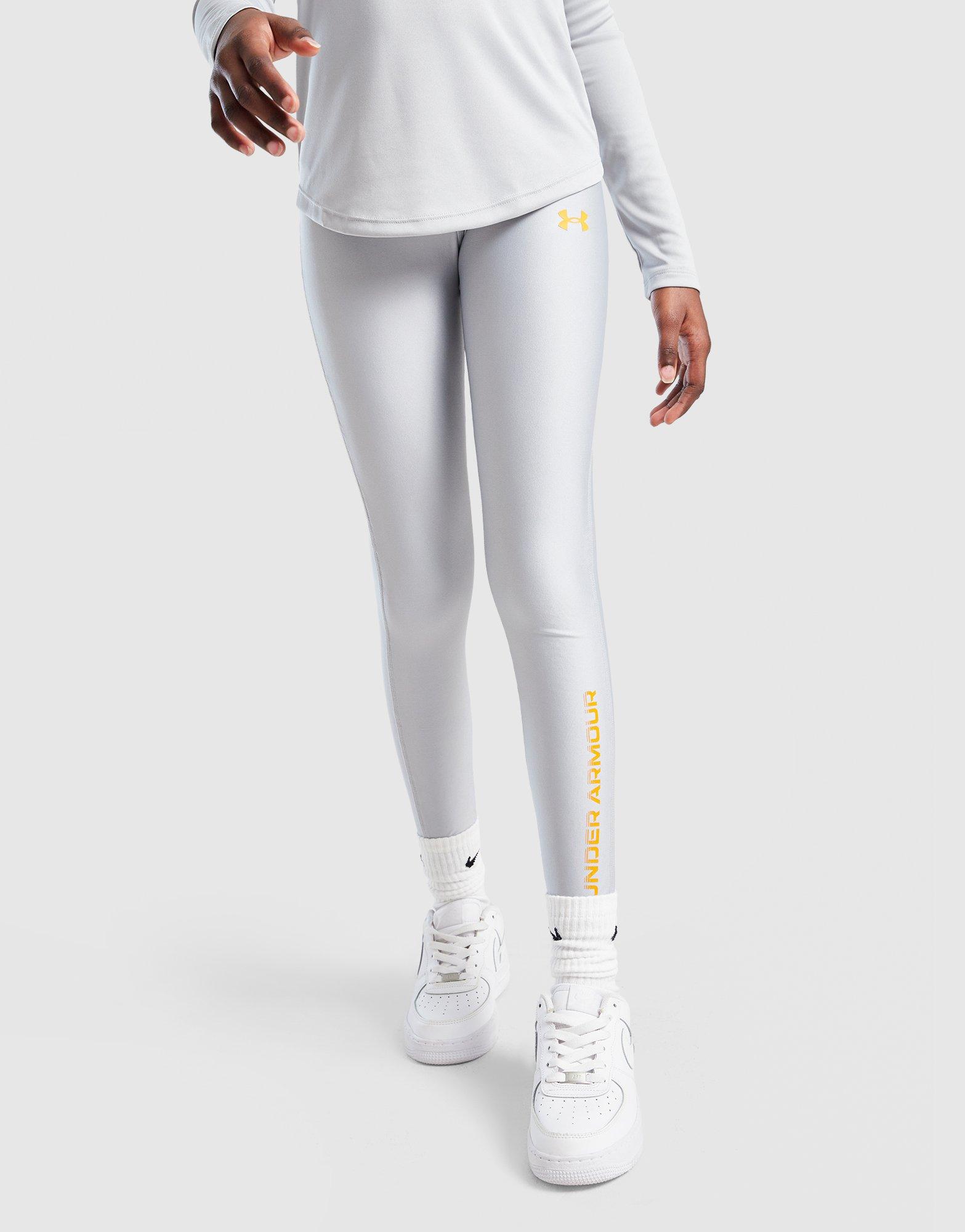 Under Armour Girls' HeatGear Wordmark Leggings Junior