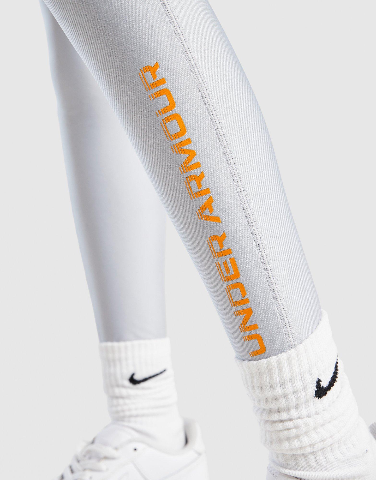 Under Armour Girls' HeatGear Wordmark Leggings Junior