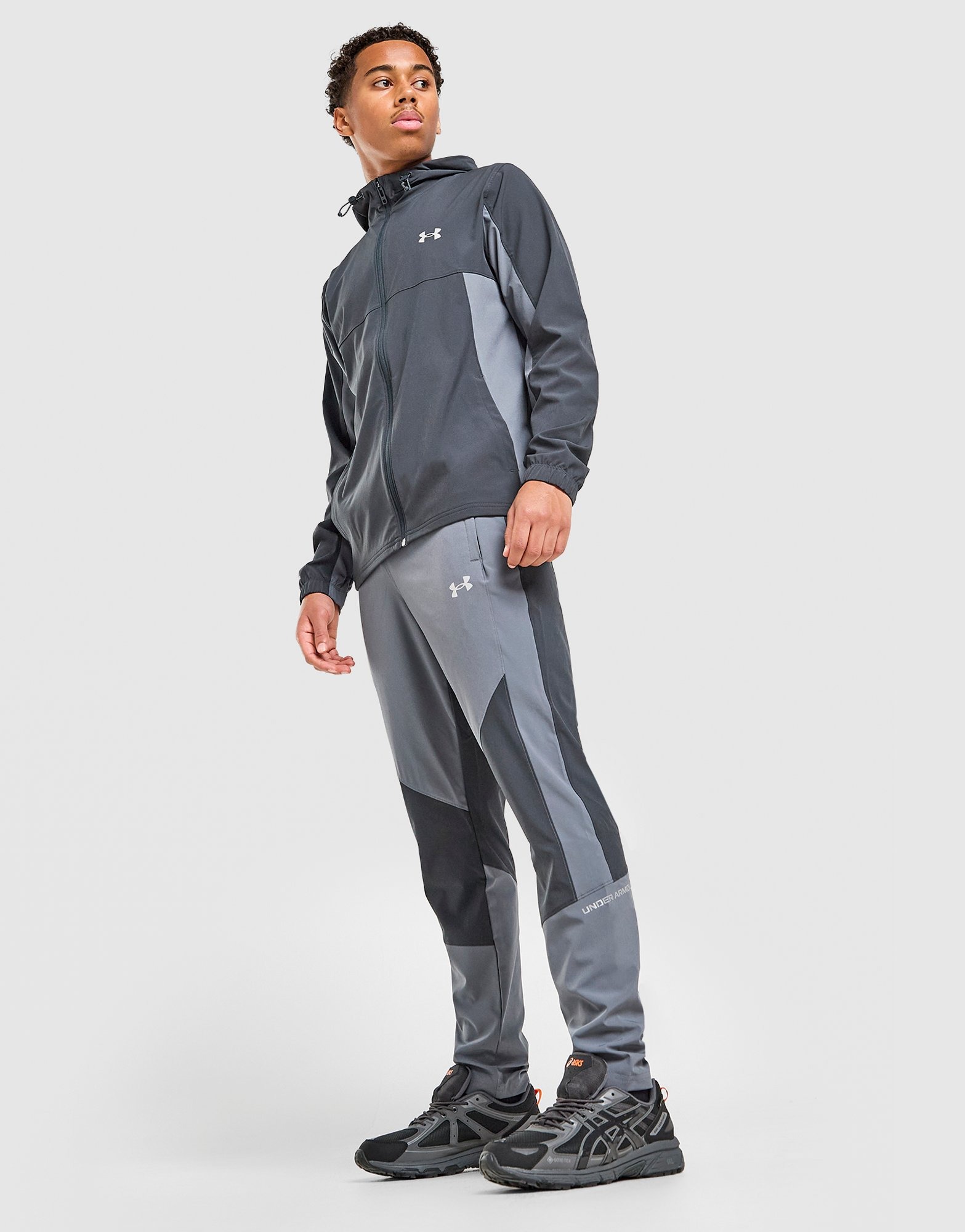 Grey Under Armour Storm Hybrid Track Pants - JD Sports Global