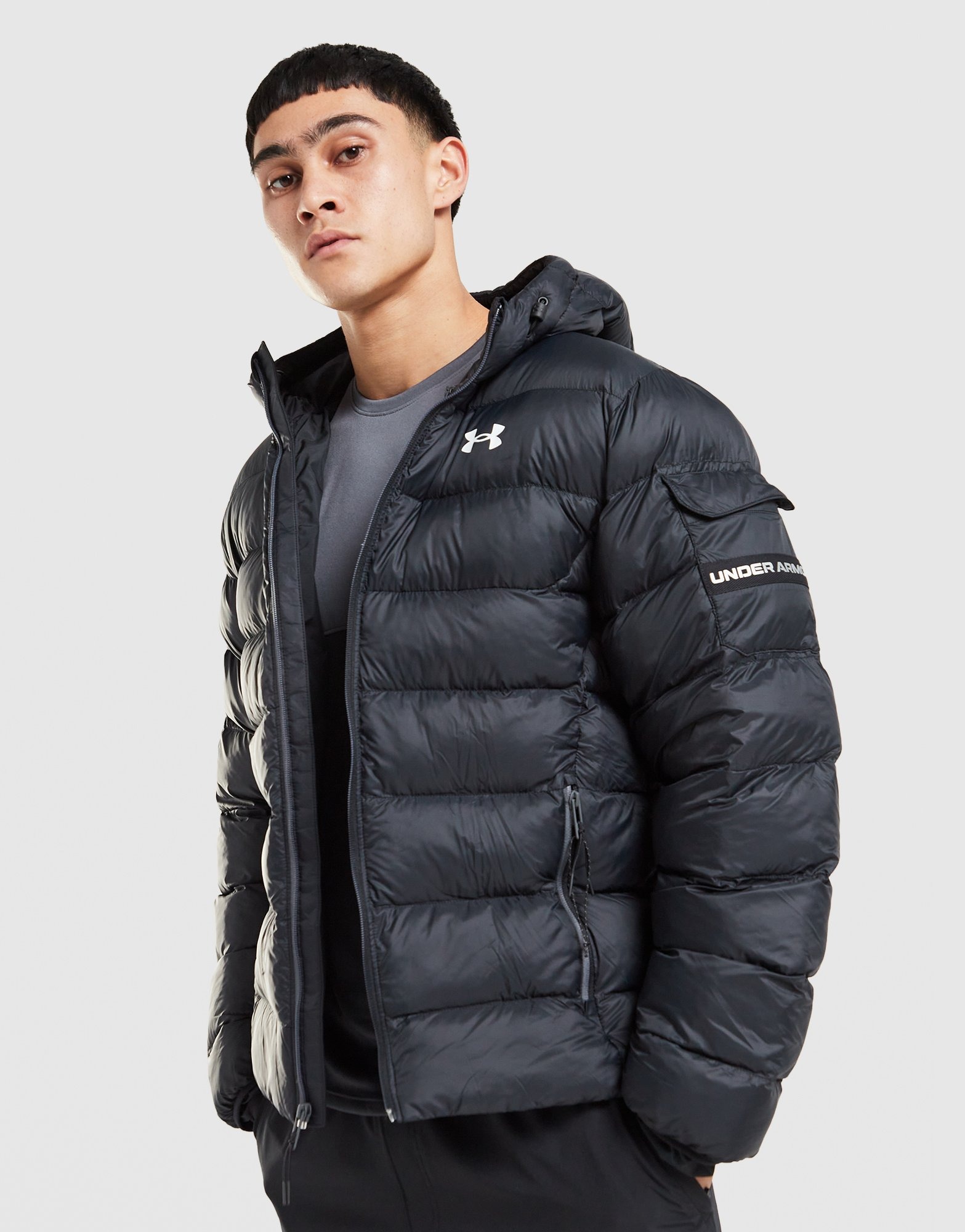 Black Under Armour Padded Jacket - JD Sports Global
