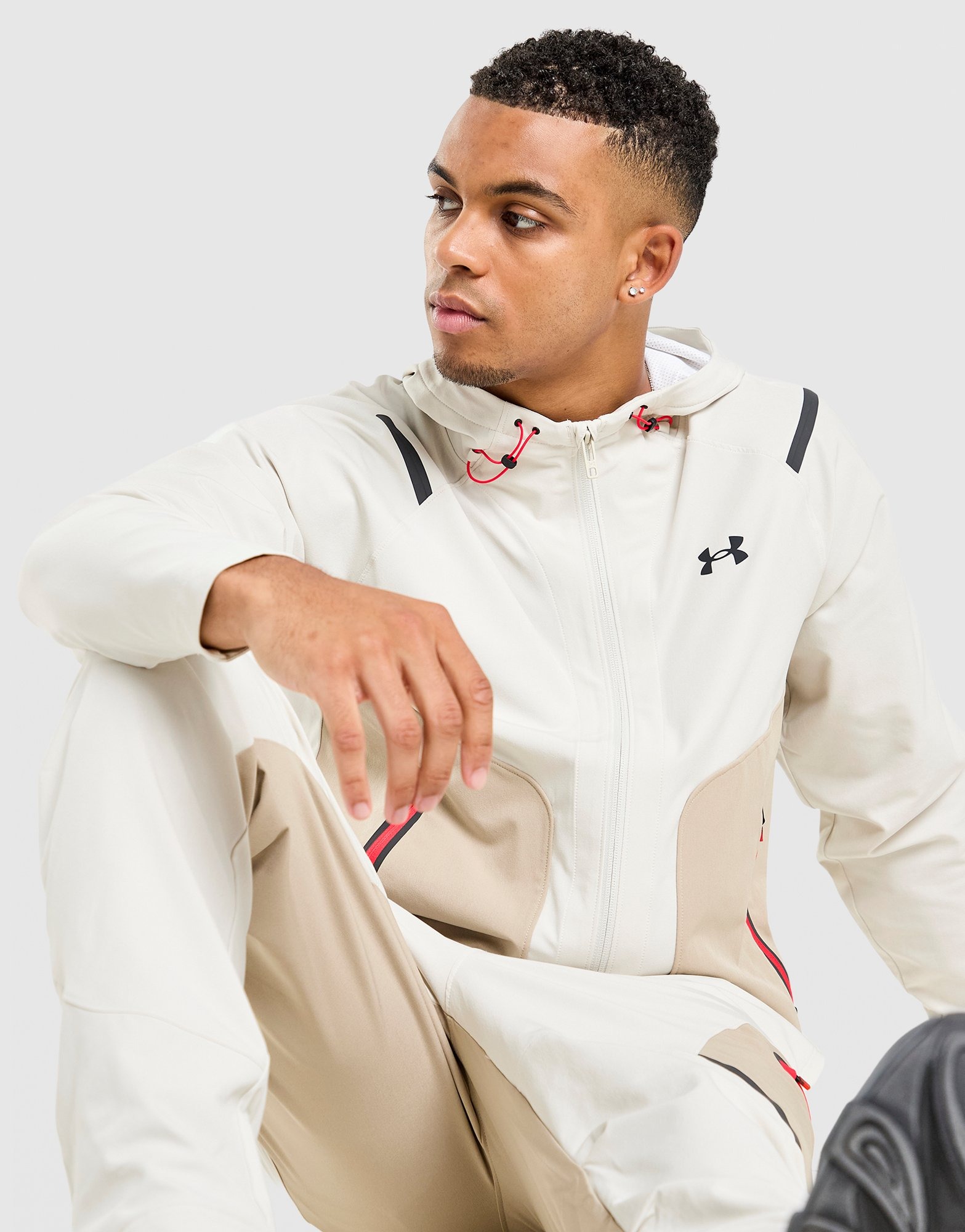 White Under Armour Unstoppable Woven Jacket - JD Sports Global