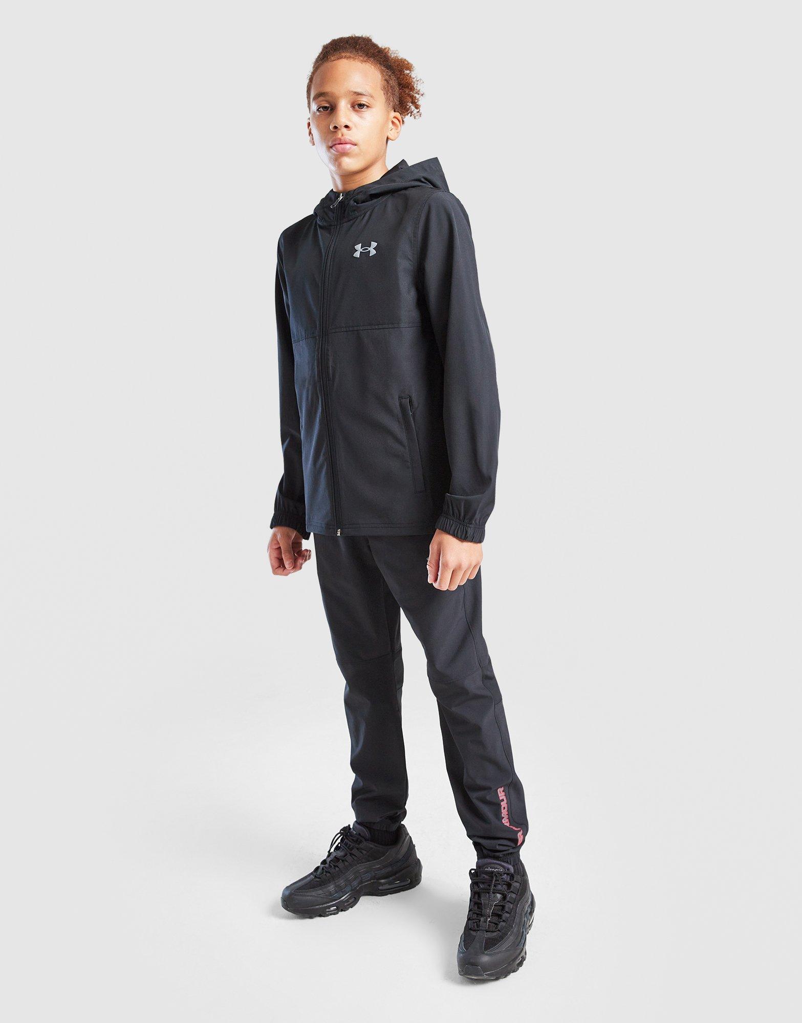 Under Armour Wordmark Woven Hooded Jacket Junior