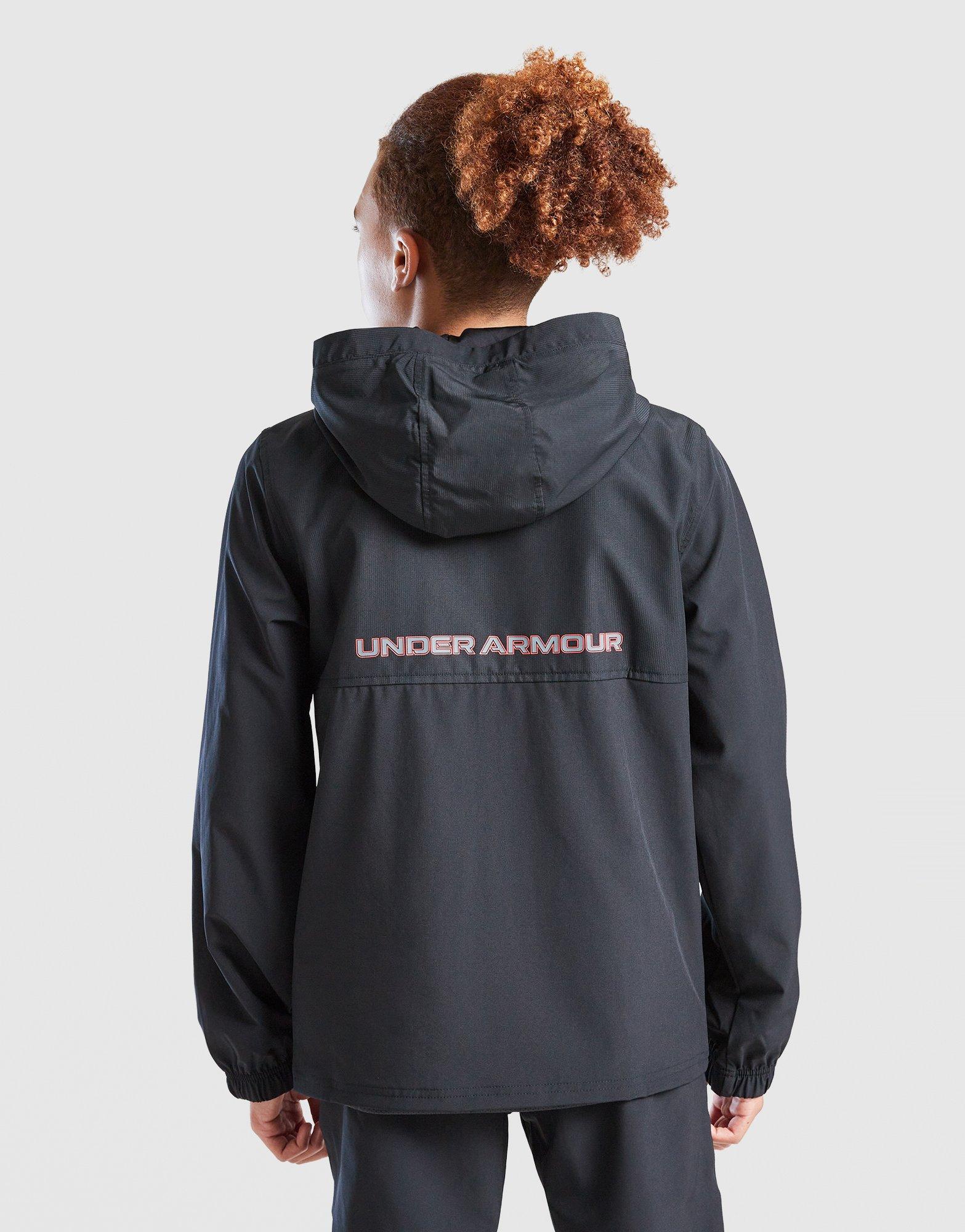 Under Armour Wordmark Woven Hooded Jacket Junior