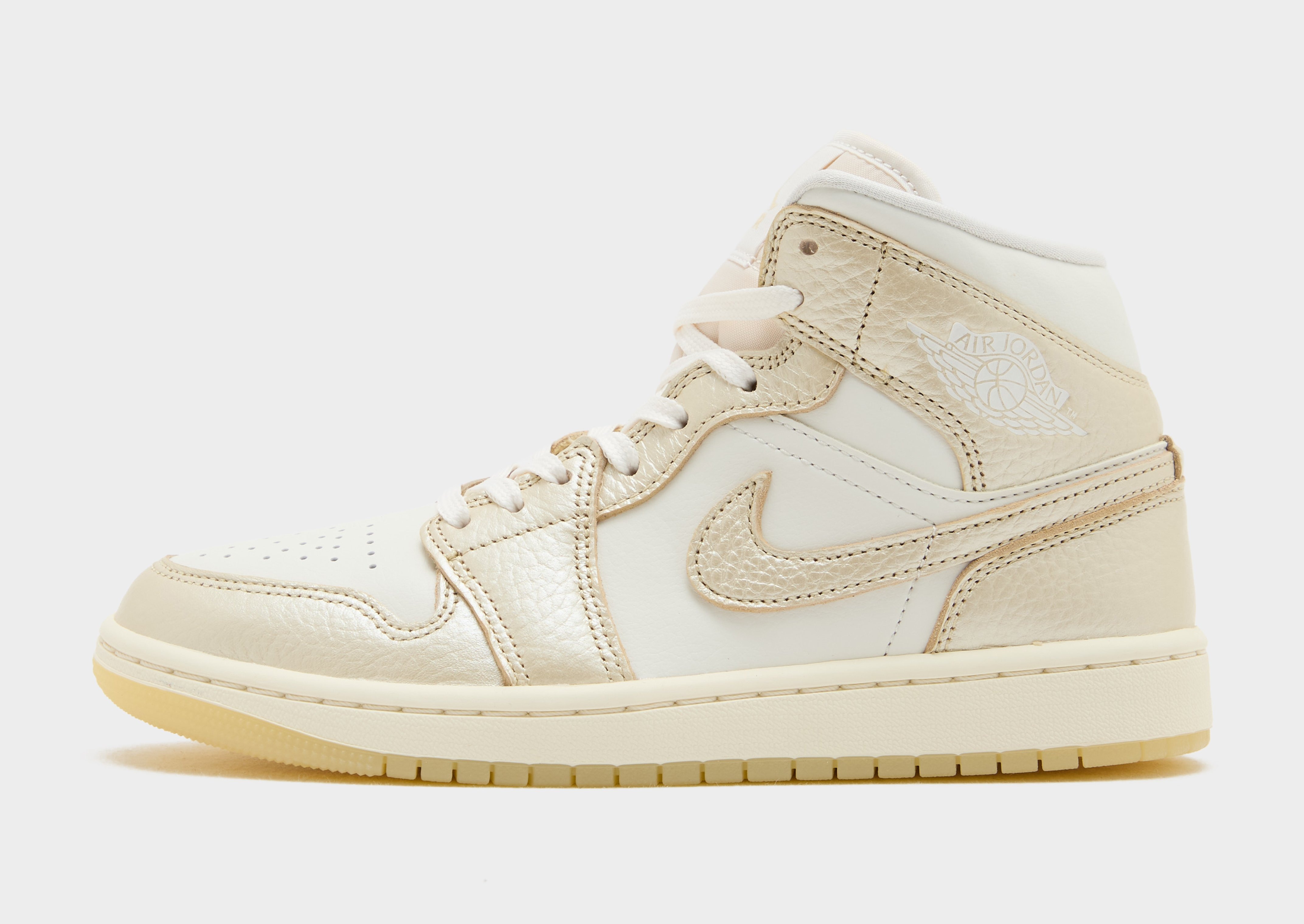 White Jordan Air 1 Mid Women's - JD Sports Global