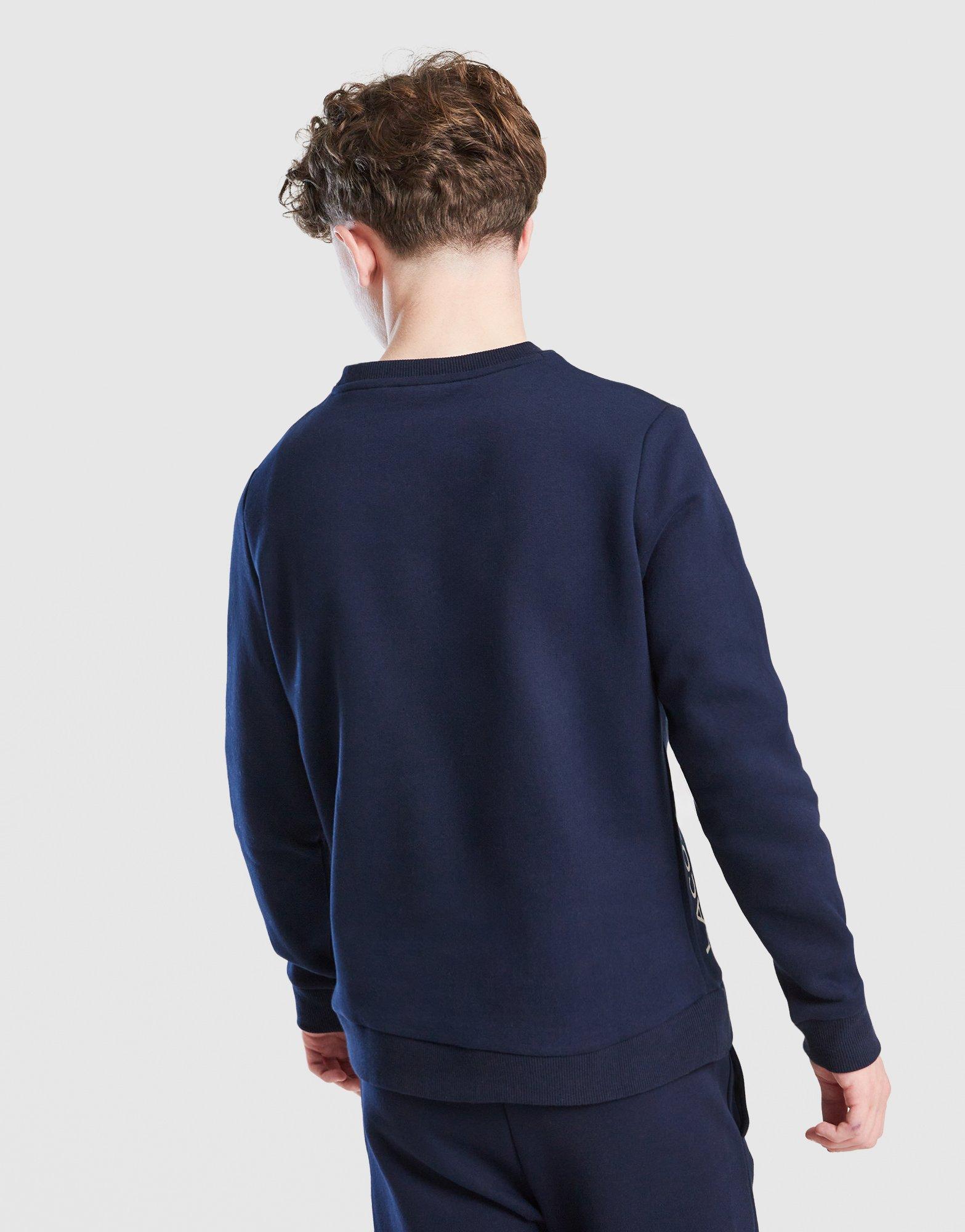 Lacoste Colour Block Fleece Crew Sweatshirt Junior