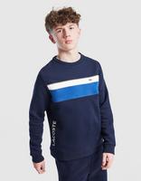 Lacoste Felpa Girocollo Fleece Colour Block Junior