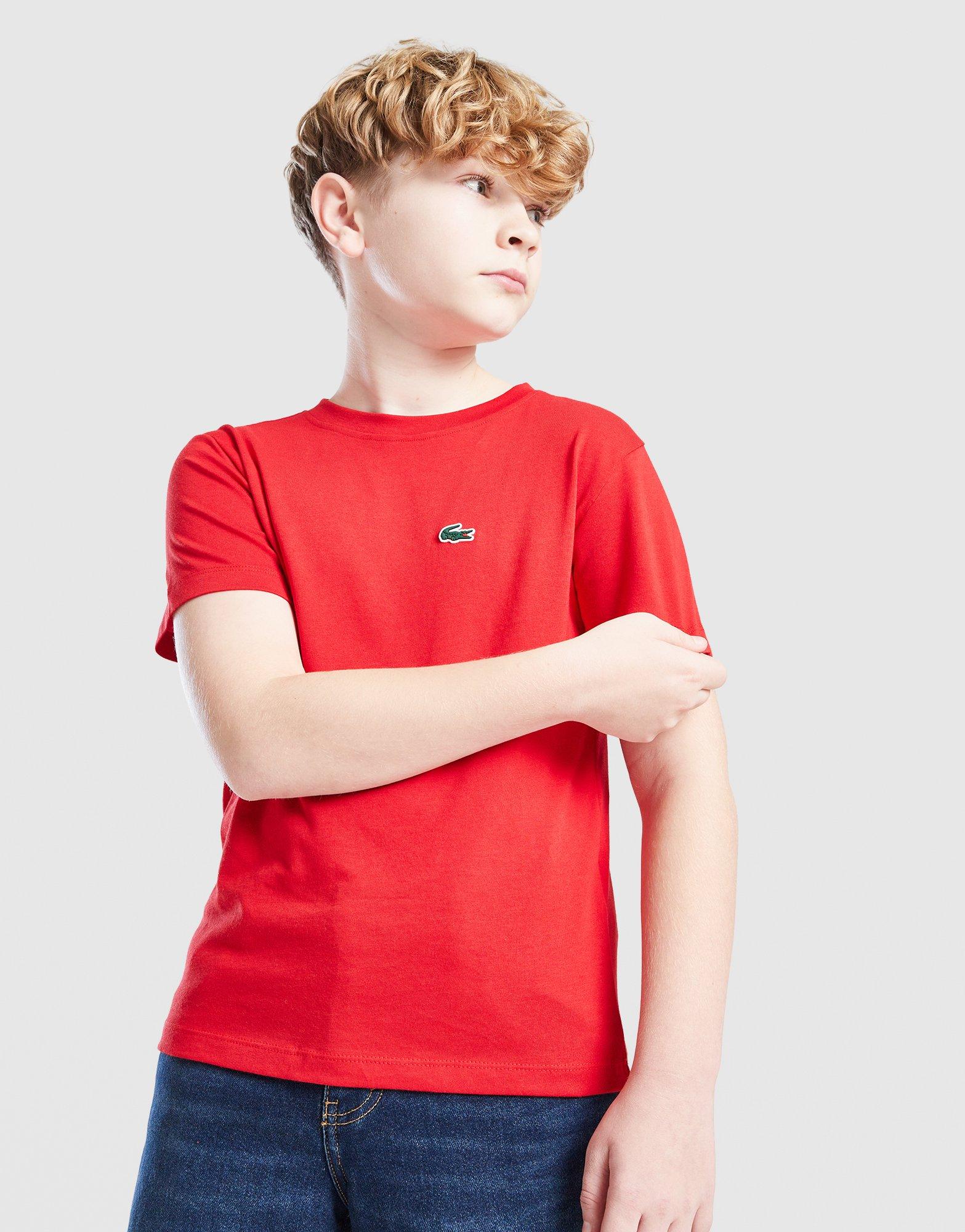 Lacoste Maglietta Con Logo Piccolo Junior