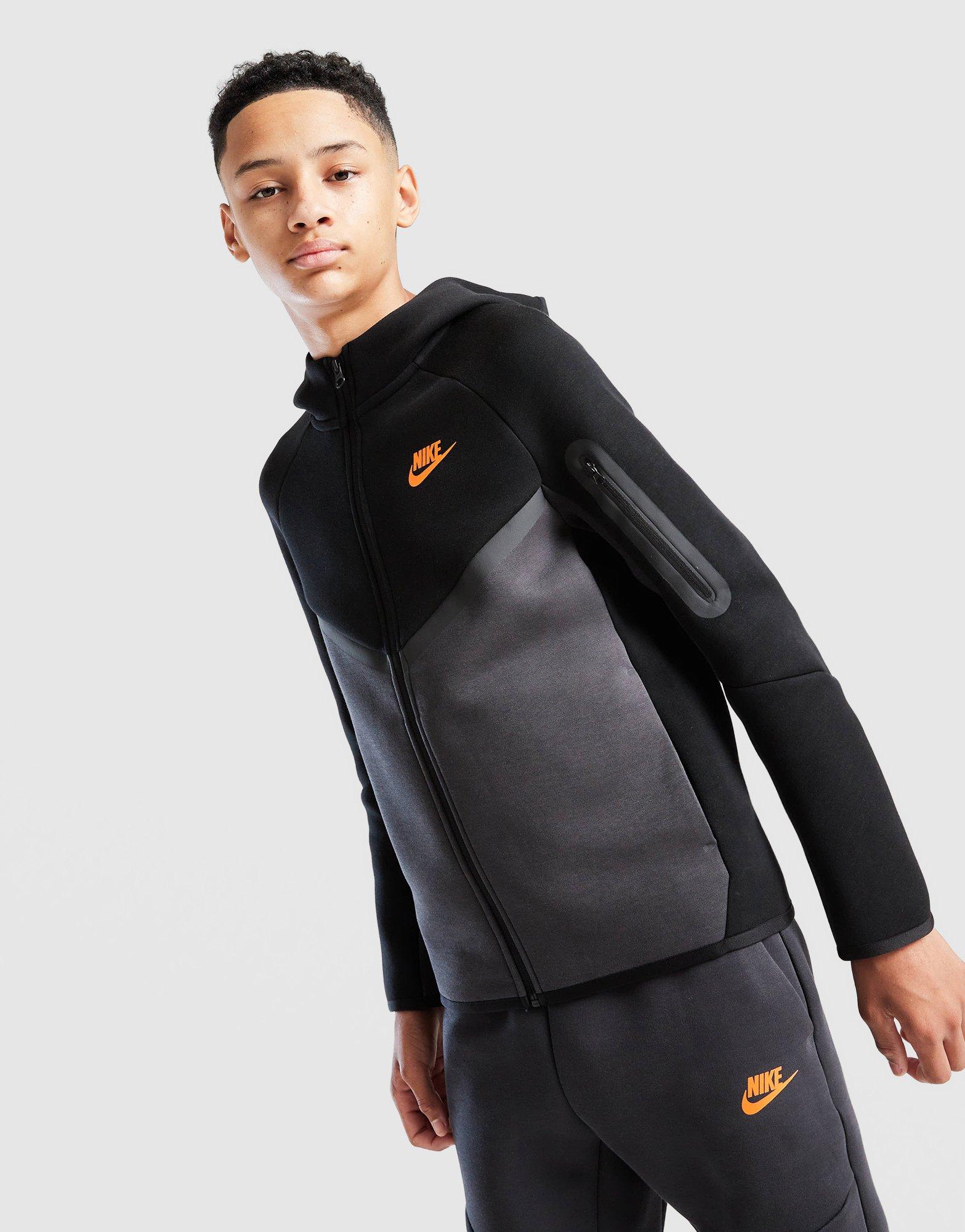 Nike Hoodie met rits voor kids Sportswear Tech Fleece