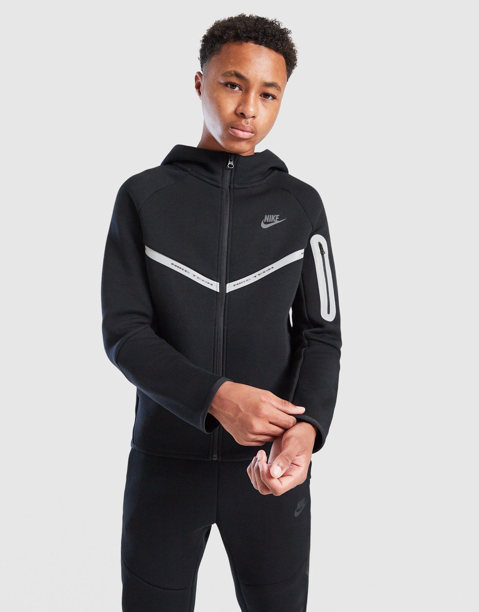 Nike Felpa con Cappuccio Full Zip Tech Fleece Junior