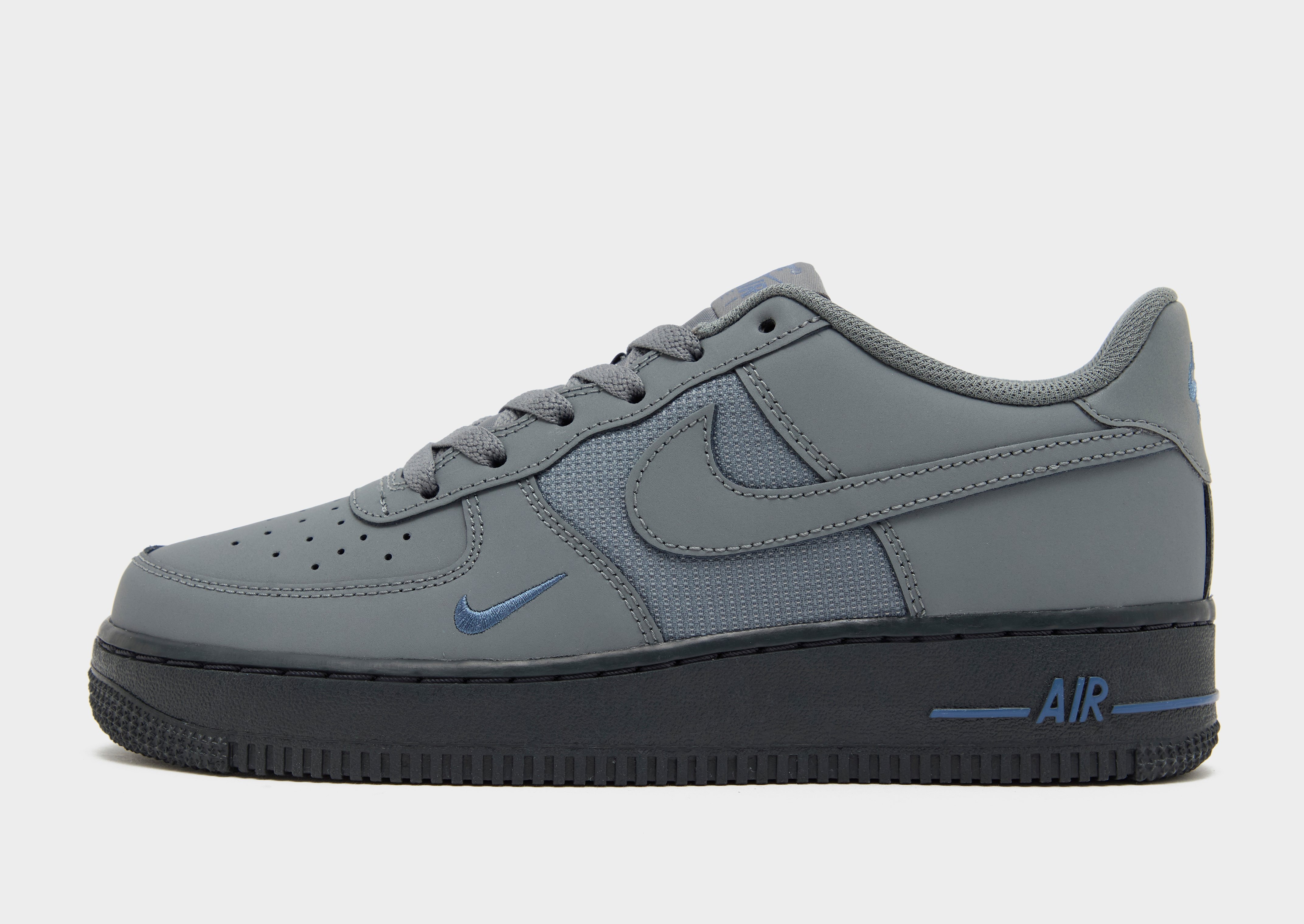 Grey Nike Air Force Low Junior JD Sports Global