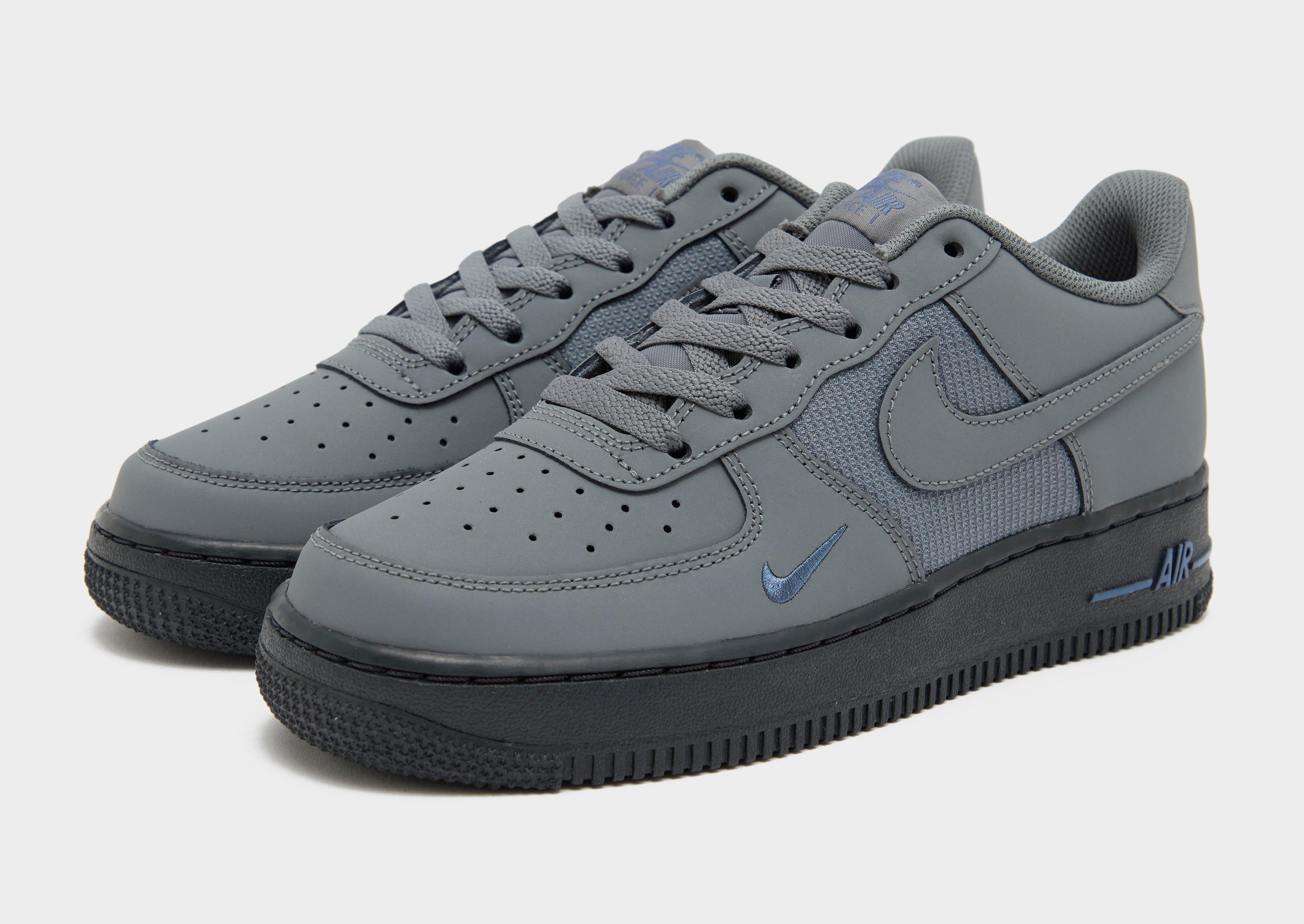 Grey Nike Air Force 1 Low Junior | JD Sports UK 