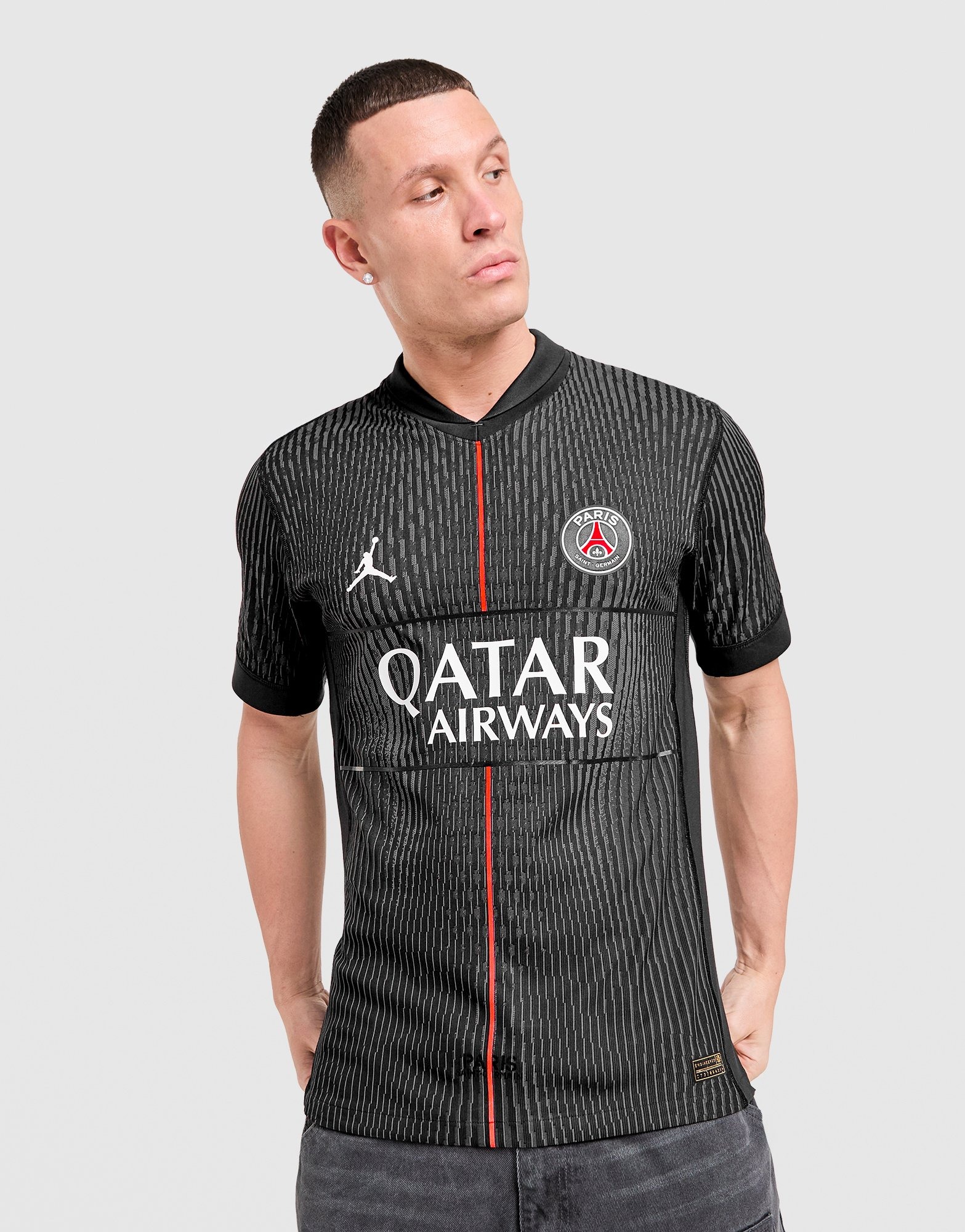 Black Jordan Paris Saint Germain 2025/26 Match Fourth Shirt - JD