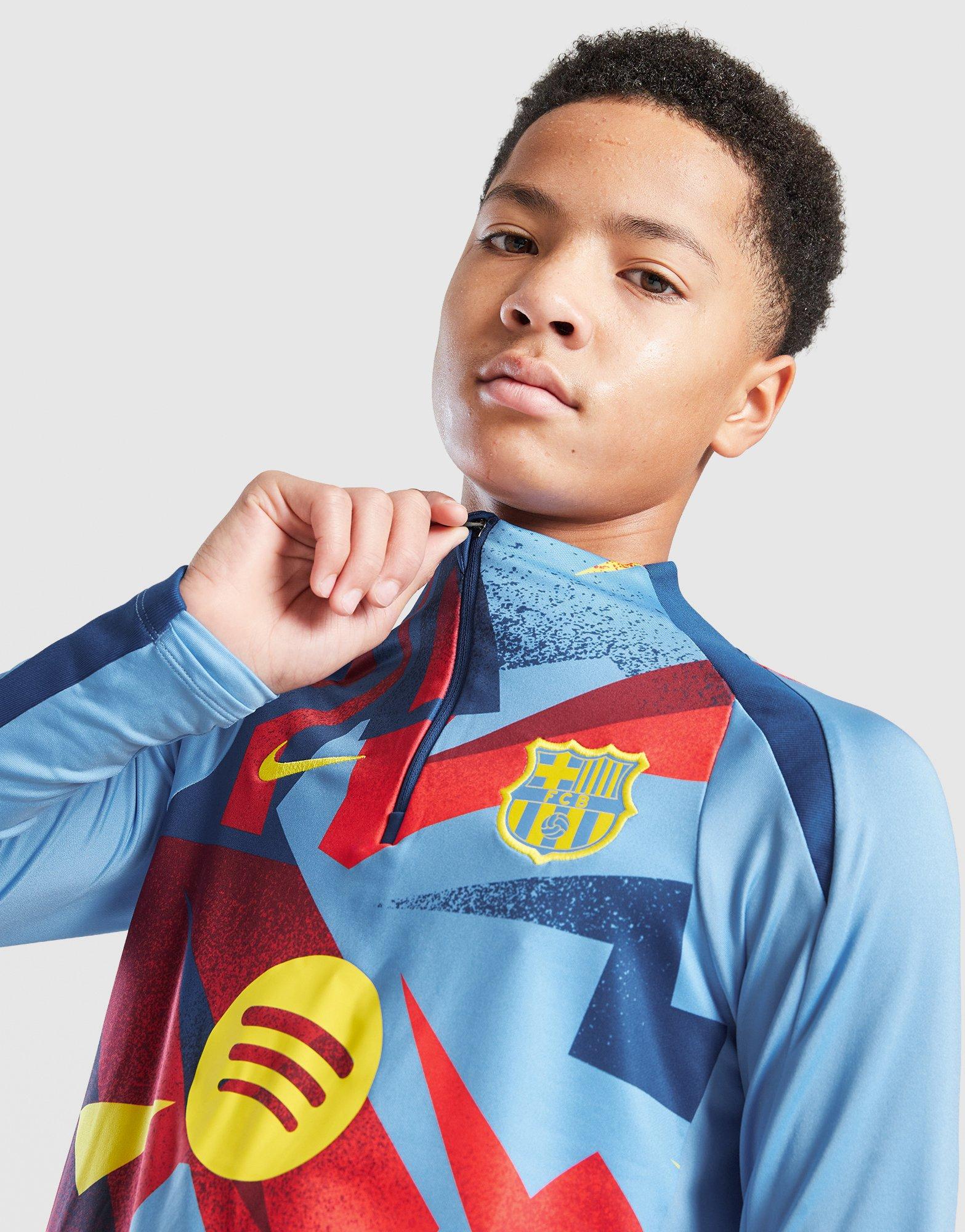 Nike FC Barcelona Strike Drill Top Junior