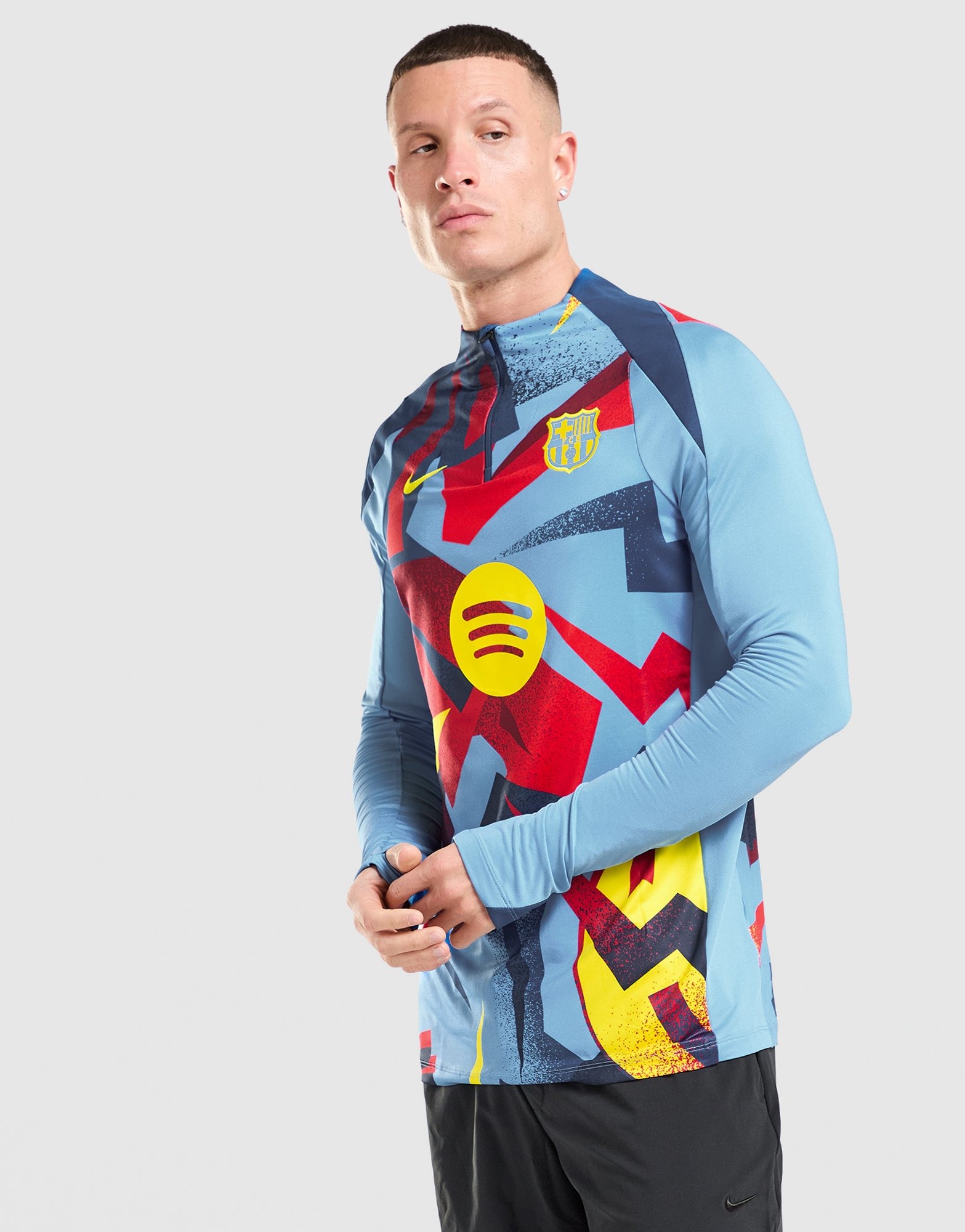 Blue Nike FC Barcelona Strike Drill Top - JD Sports Global