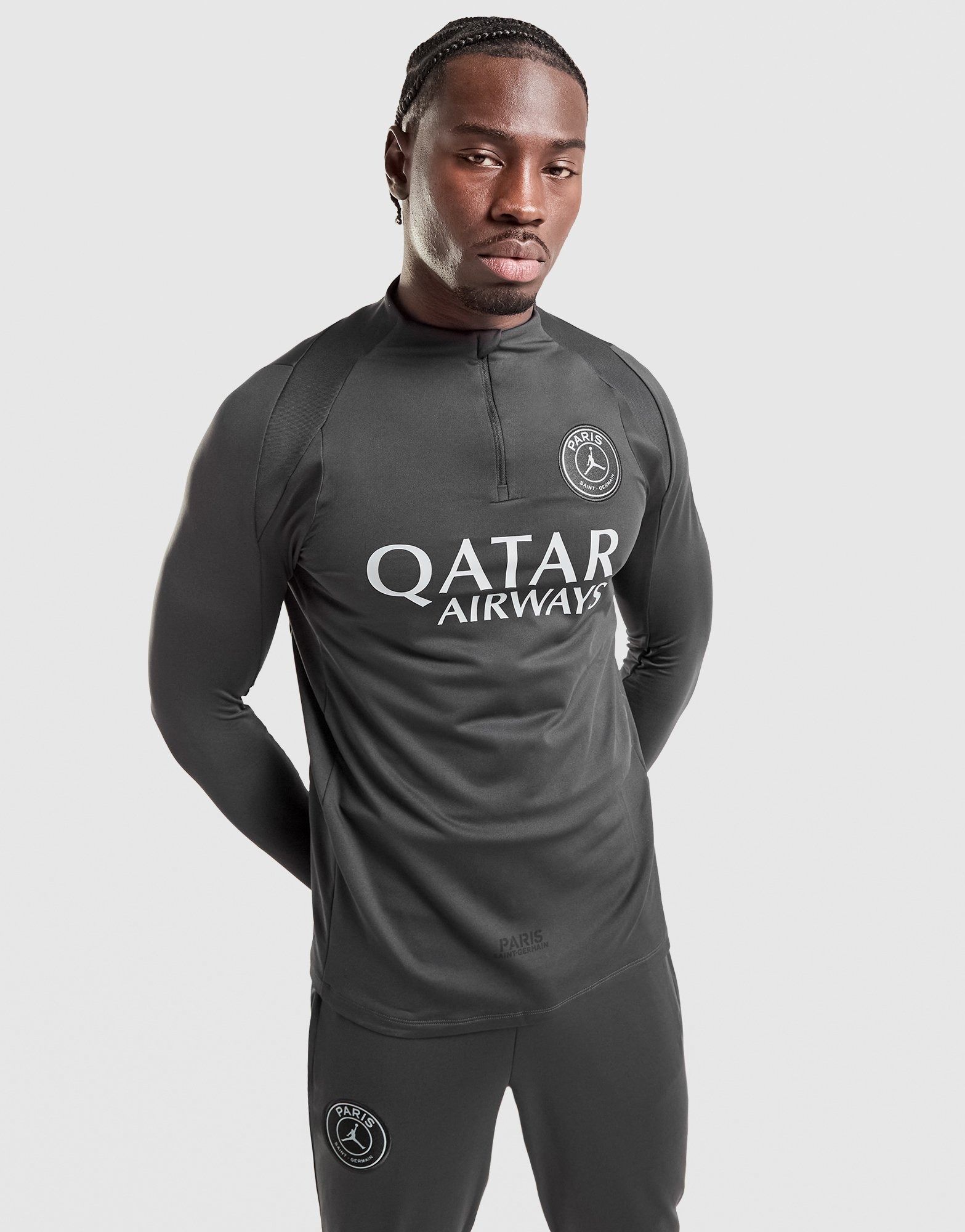 Black Jordan Paris Saint Germain Strike Drill Top - JD Sports Global