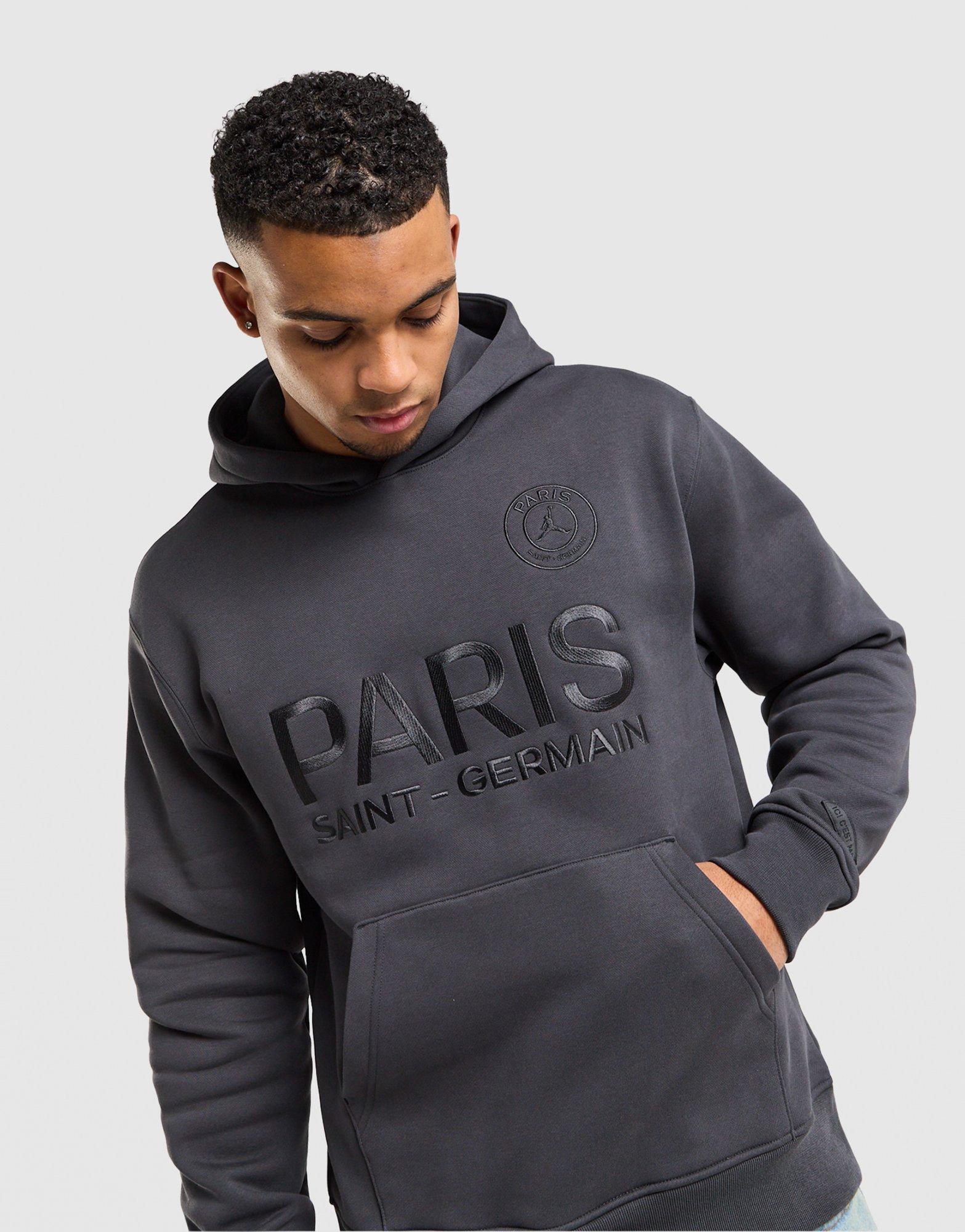 Jordan Paris Saint Germain Black Cat Fleece Hoodie