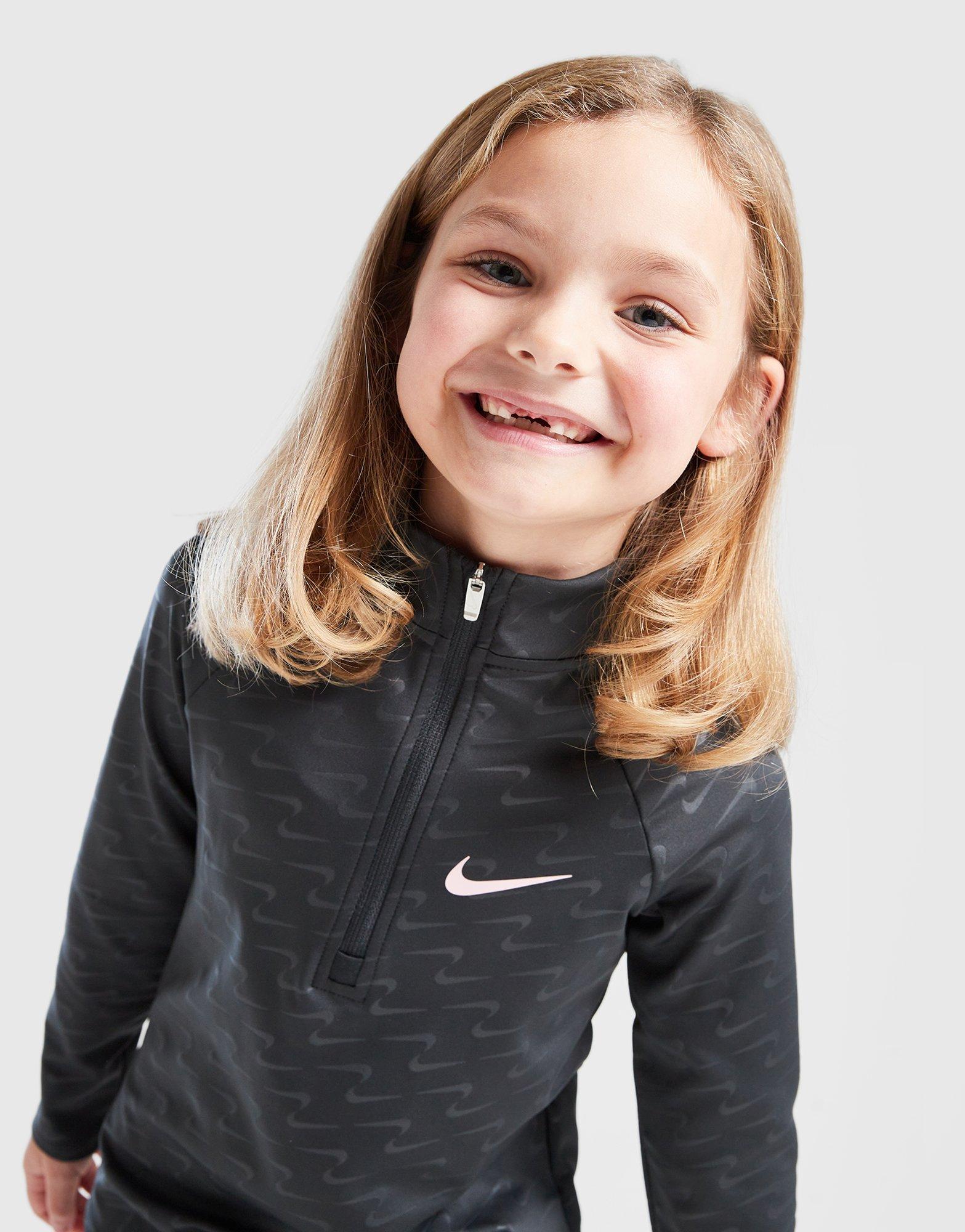 Nike Girls' Swoosh Pacer 1/2 Zip/Leggings Children's