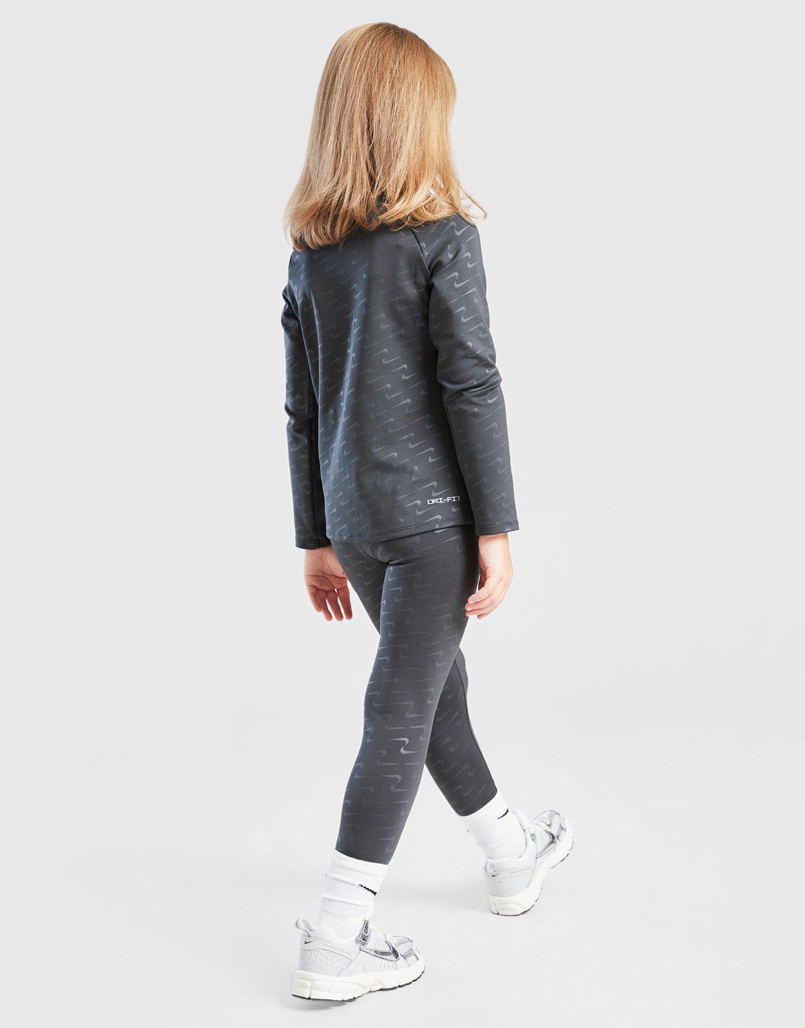 Nike Girls' Swoosh Pacer 1/2 Zip/Leggings Children's