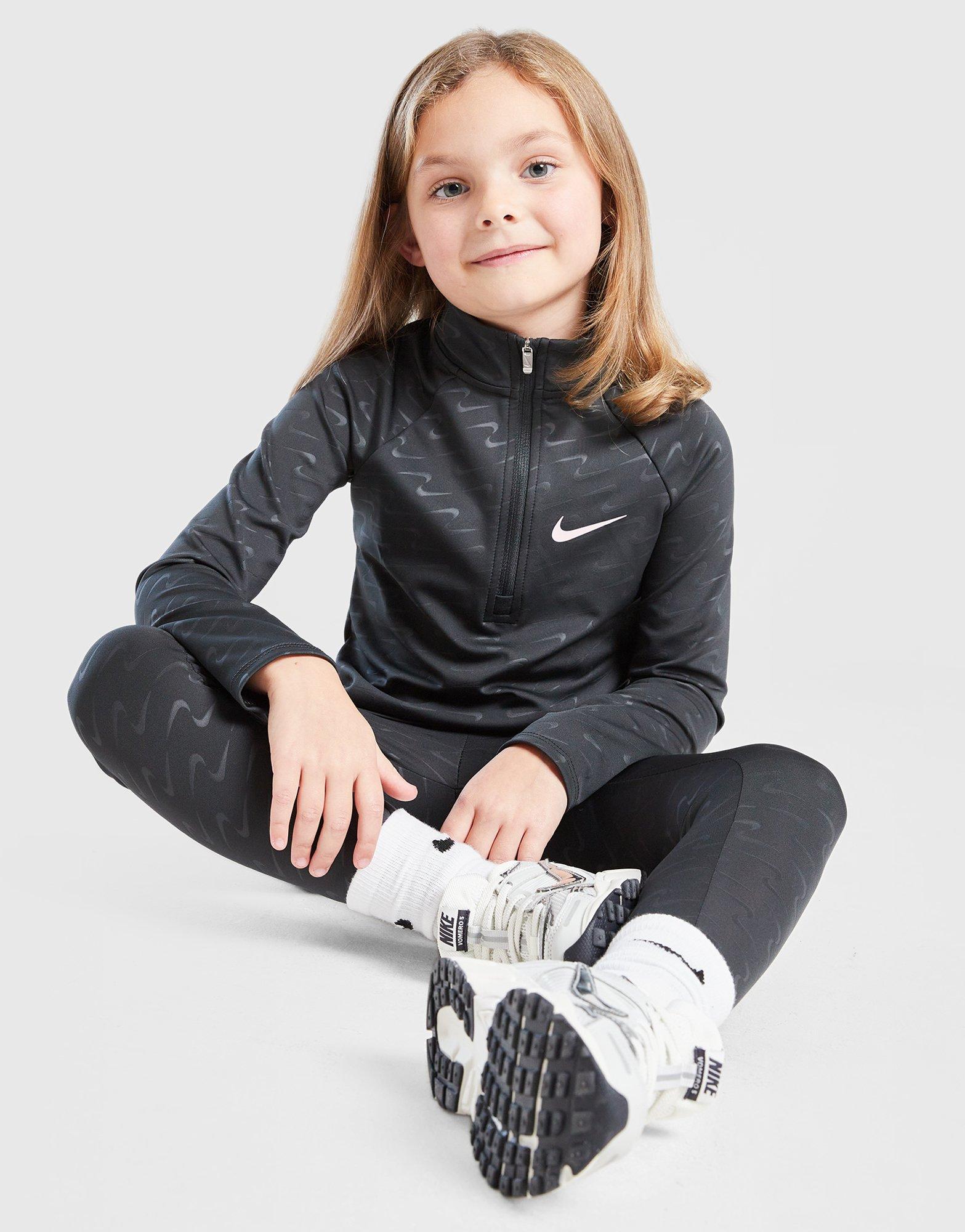 Nike Set 1/2 Zip/Leggings Swoosh Pacer Bambini