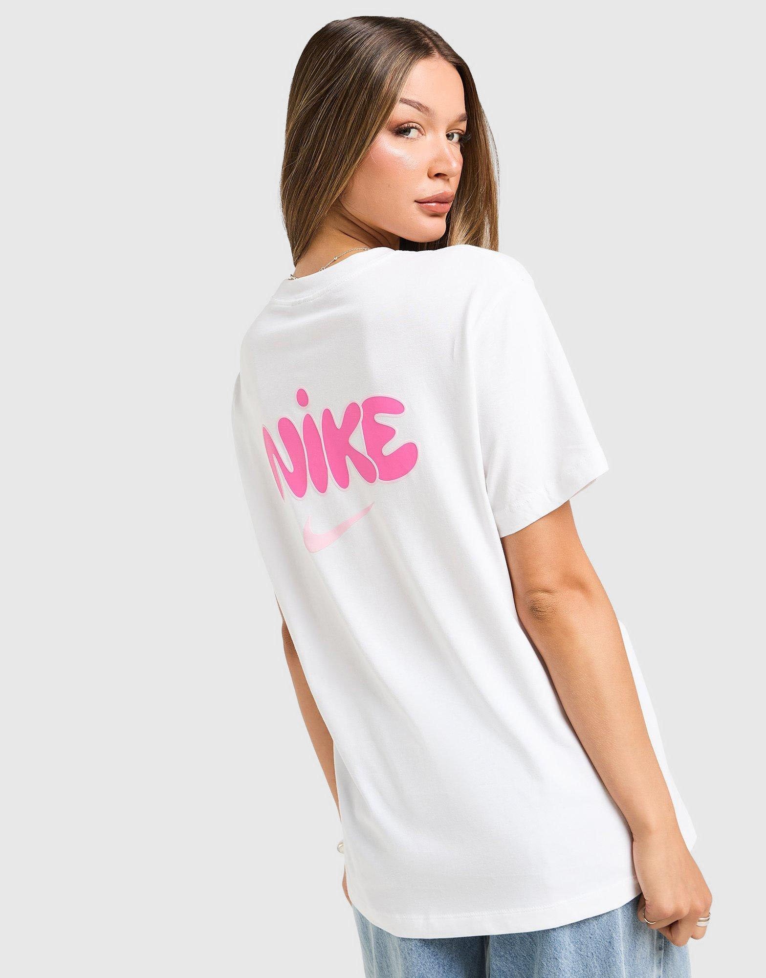 Nike T-shirt boyfriend Bubble Graphic Blanc- JD Sports France 