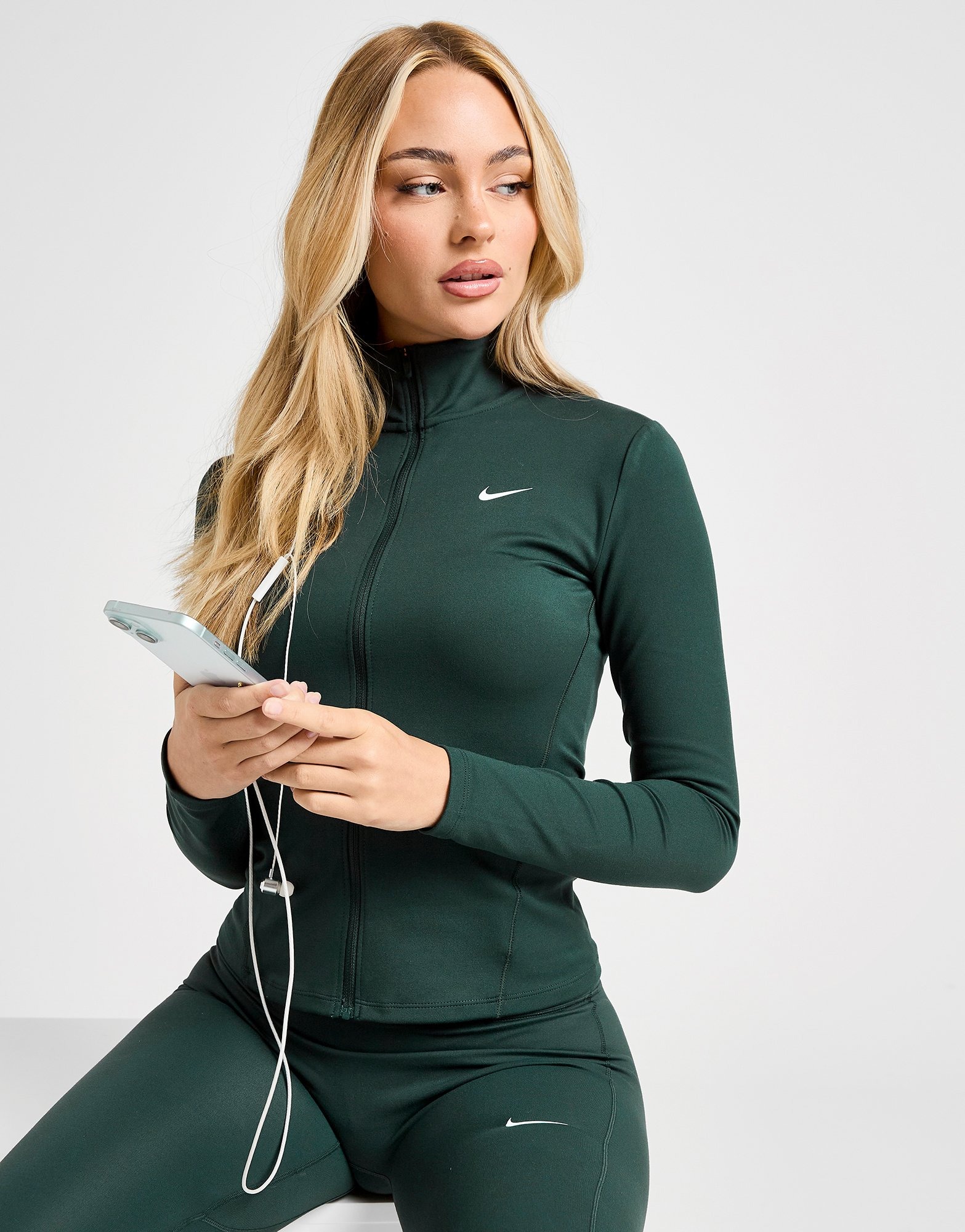 Green Nike Training One Full Zip Jacket - JD Sports Global