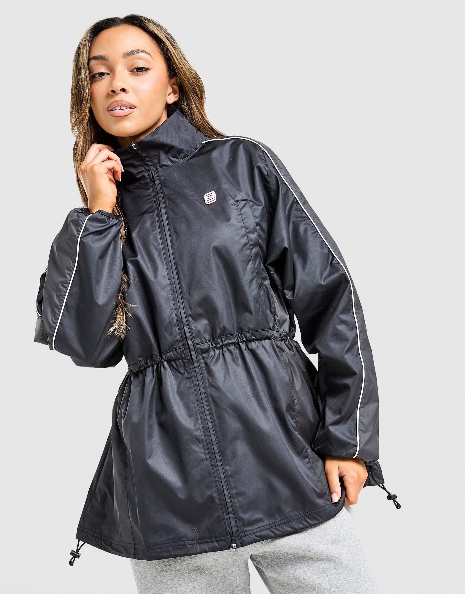 Black Nike Shox Woven Full Zip Jacket - JD Sports Global