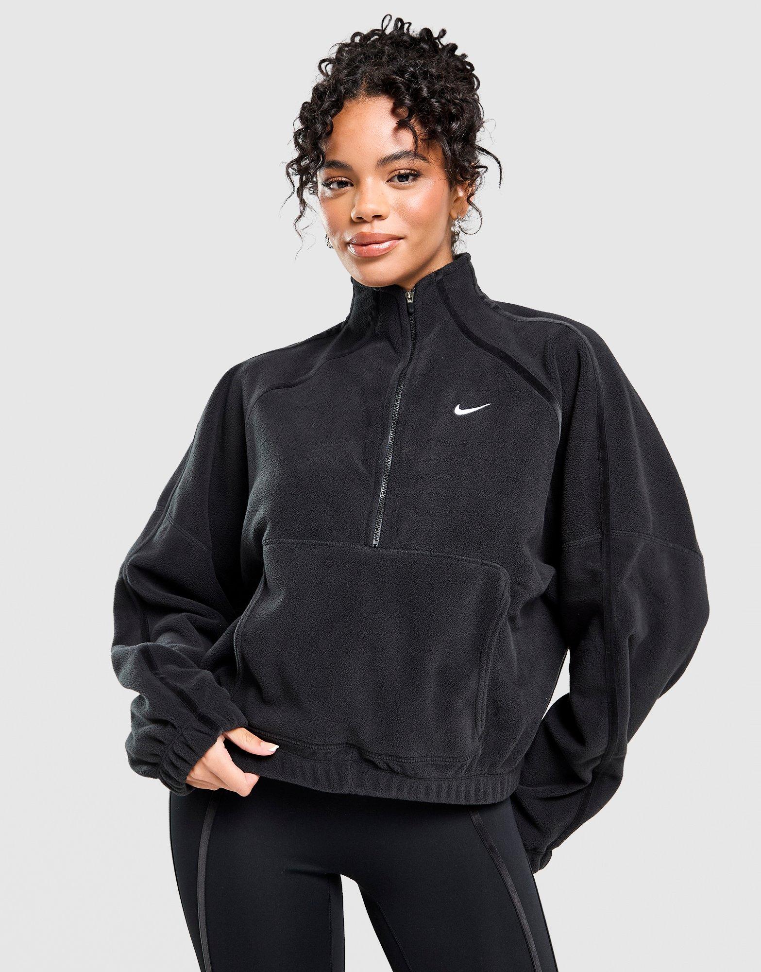 Nike Training One Velvet Binding 1/4 Zip Polar Fleece