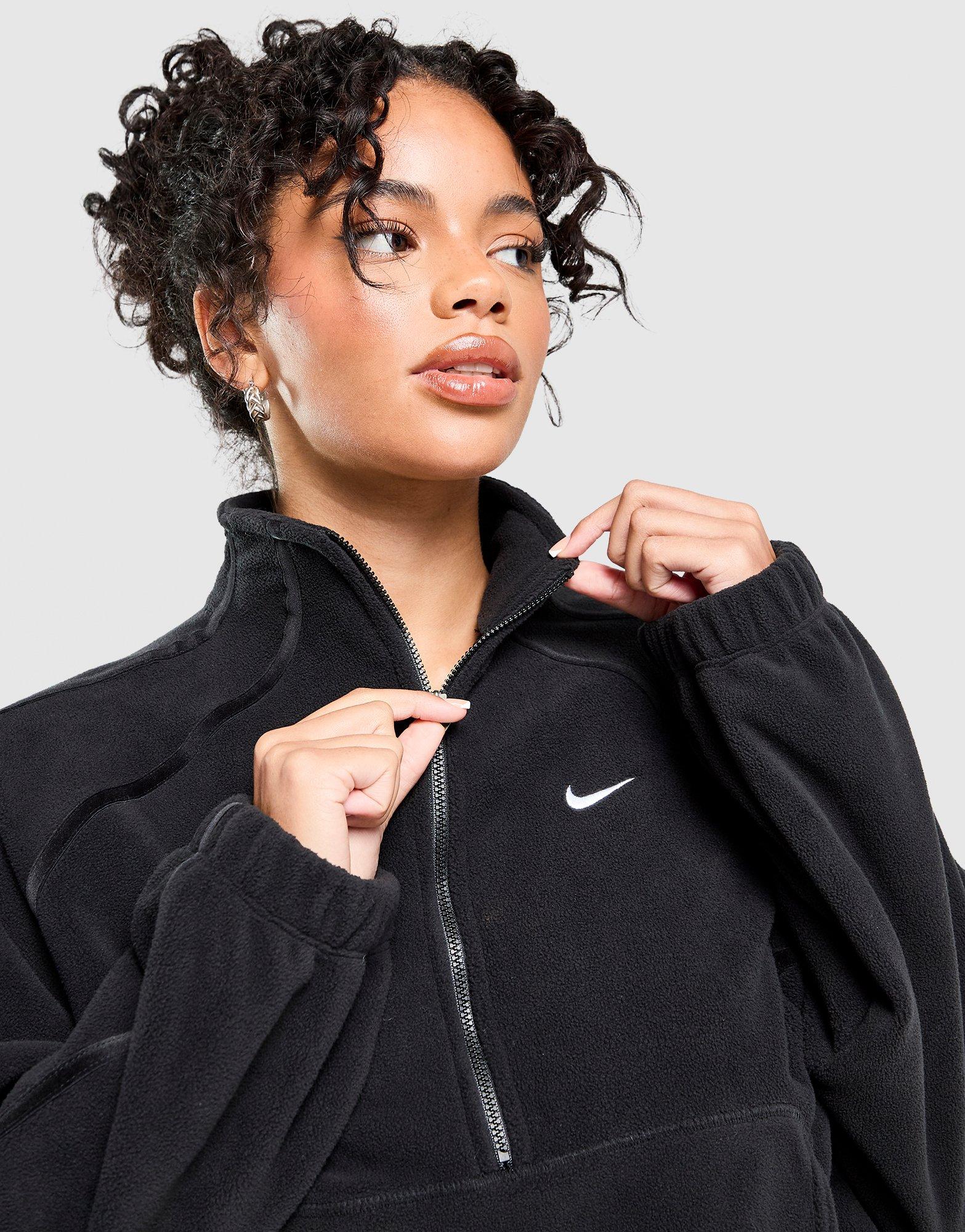 Nike Training One Velvet Binding 1/4 Zip Polar Fleece