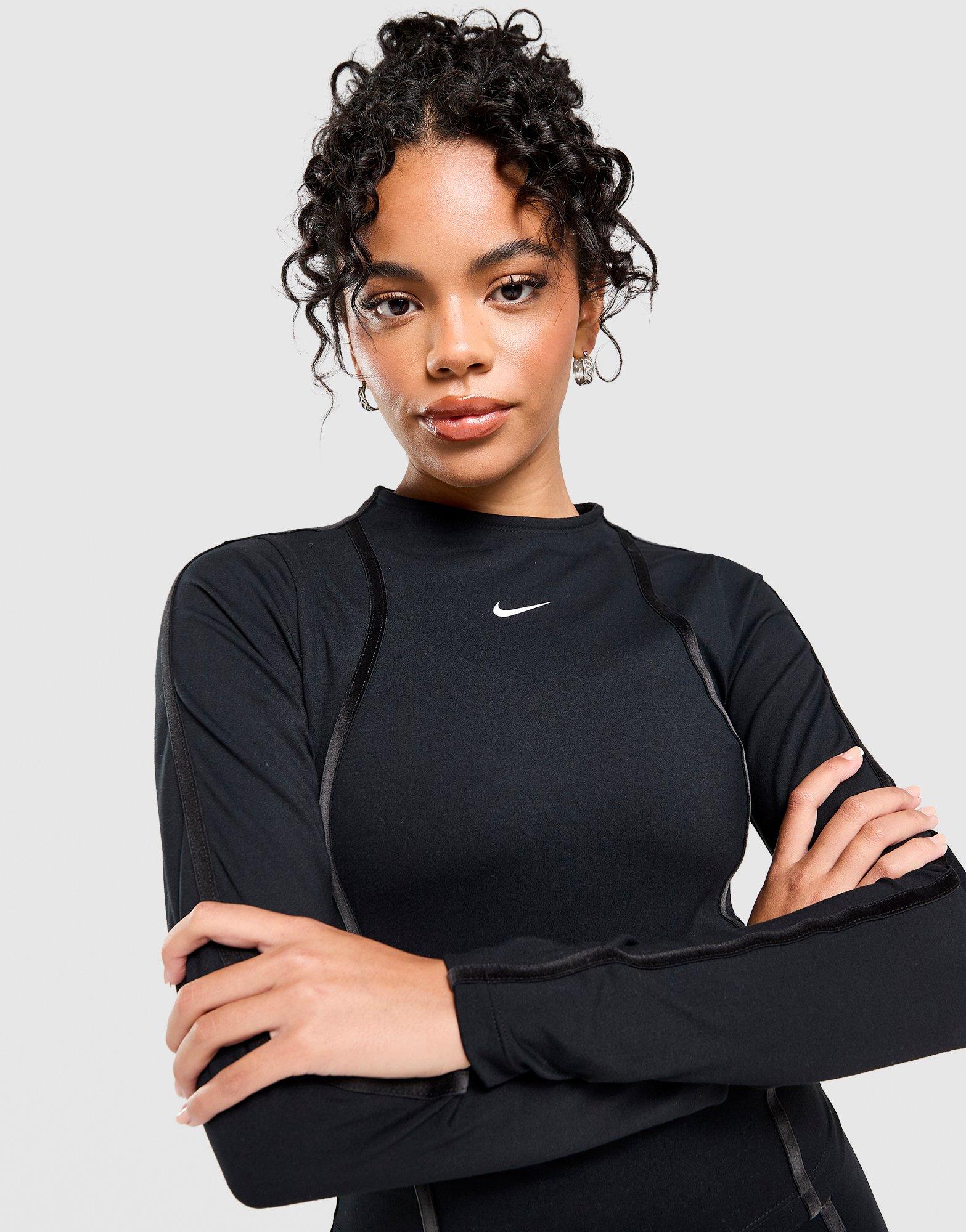 Nike Training One Velvet Binding Long Sleeve Top