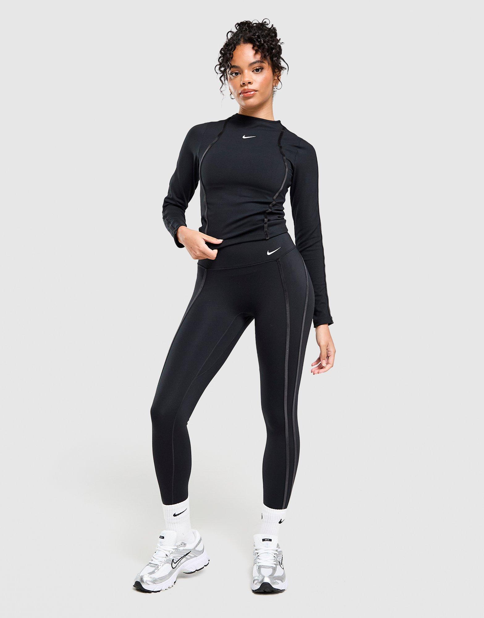Nike Training One Velvet Binding Long Sleeve Top