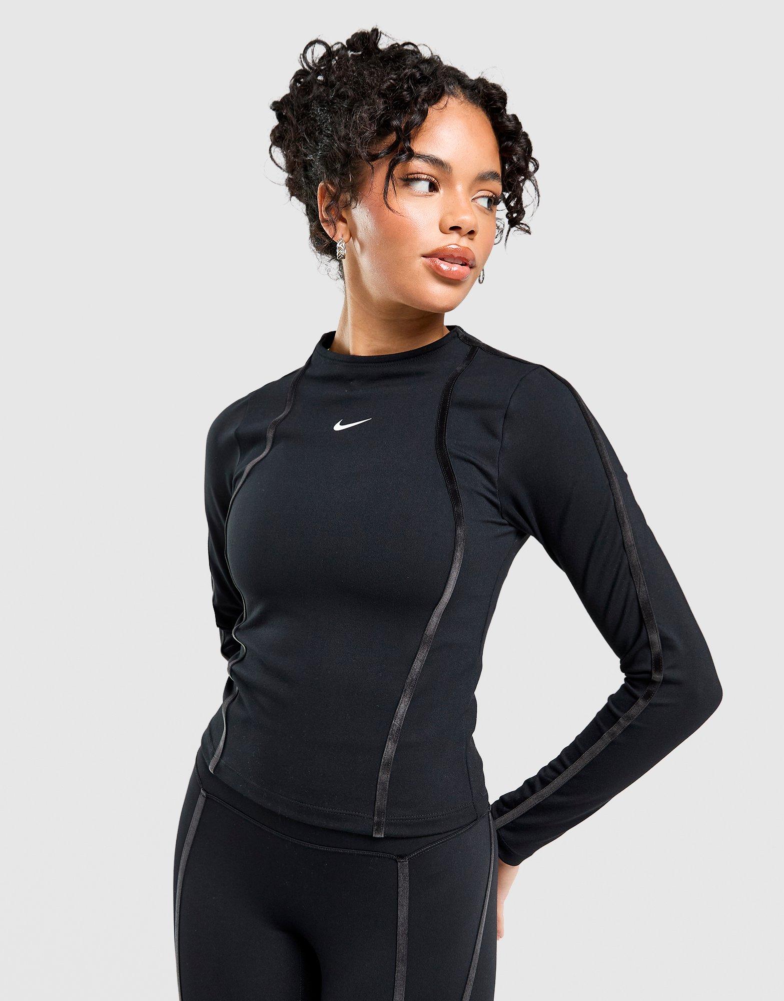 Nike Training One Velvet Binding Long Sleeve Top