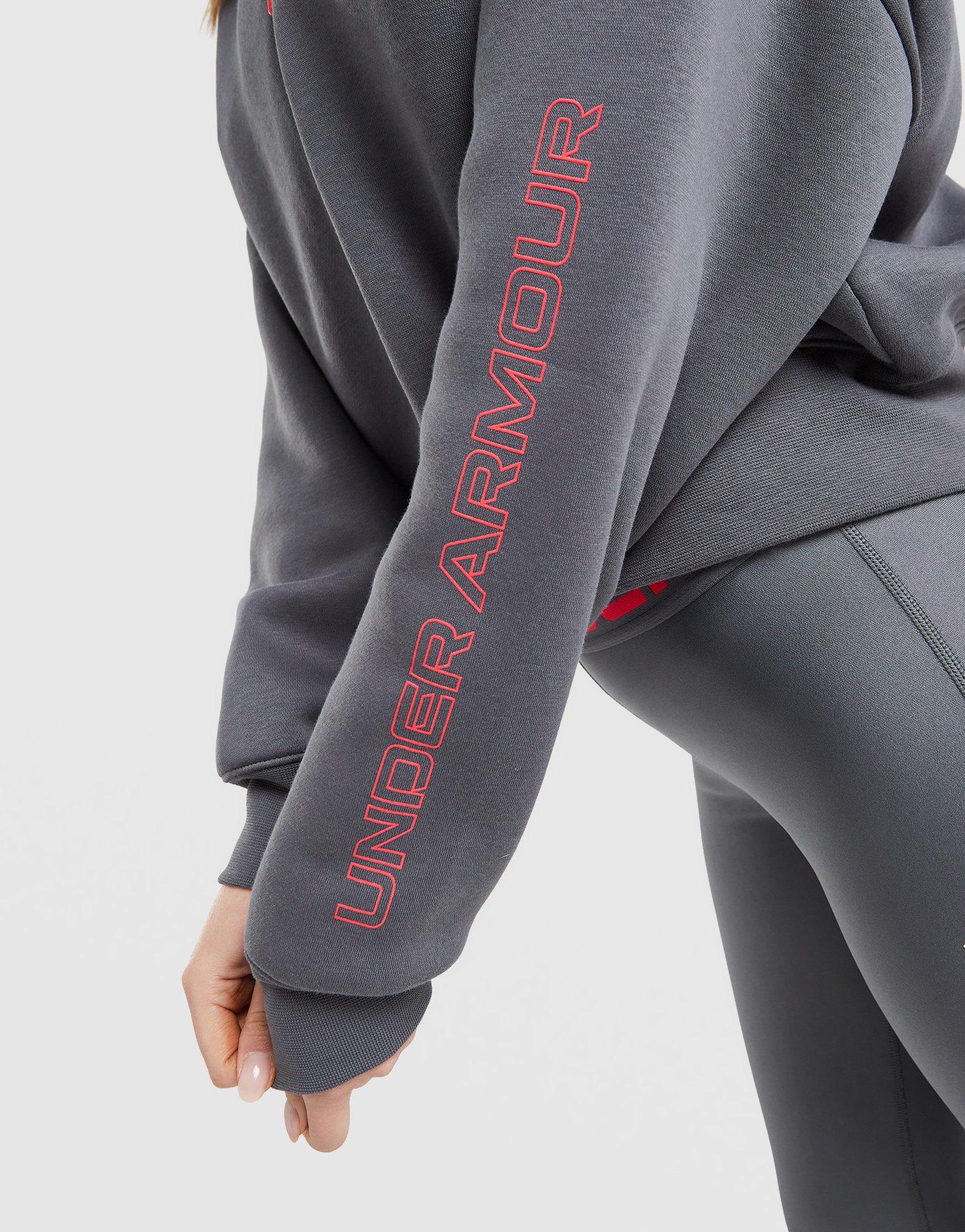 Under Armour Double Wordmark Cropped Hoodie