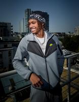 Nike Felpa con Cappuccio Full Zip Tech Mix