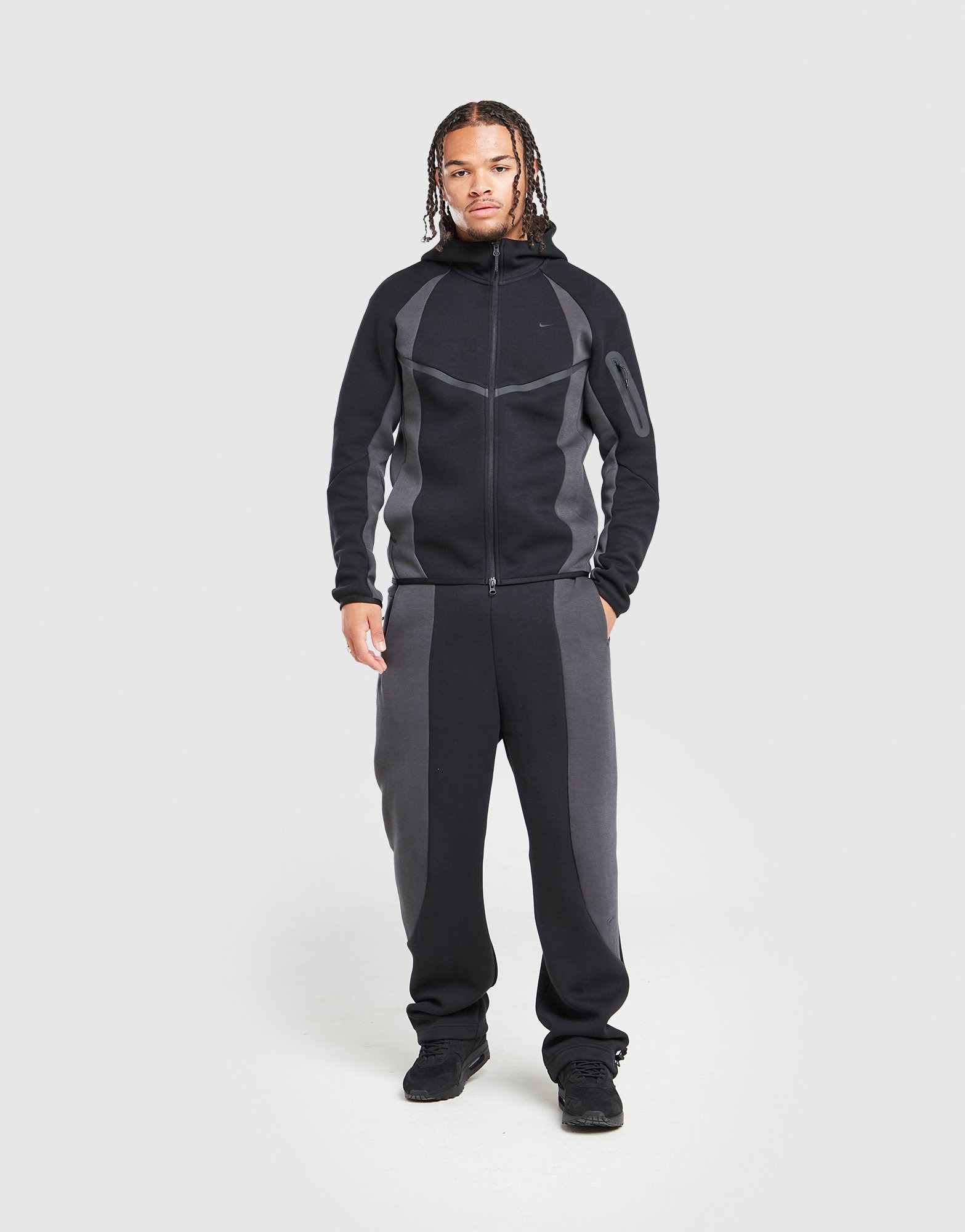 Nike Tech Men's Color-Block Open-Hem Fleece Pants — foto 4