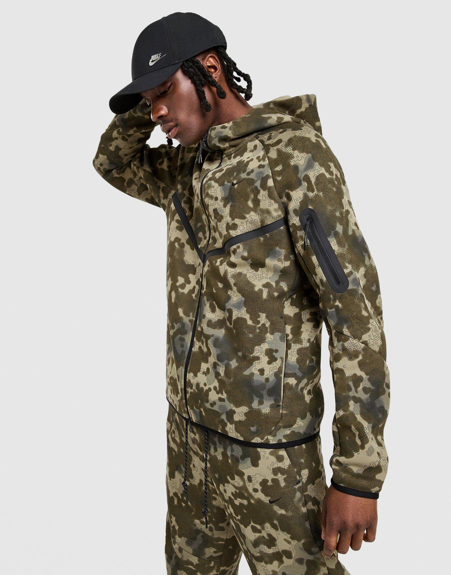 Nike Felpa con Cappuccio Full Zip Tech Fleece