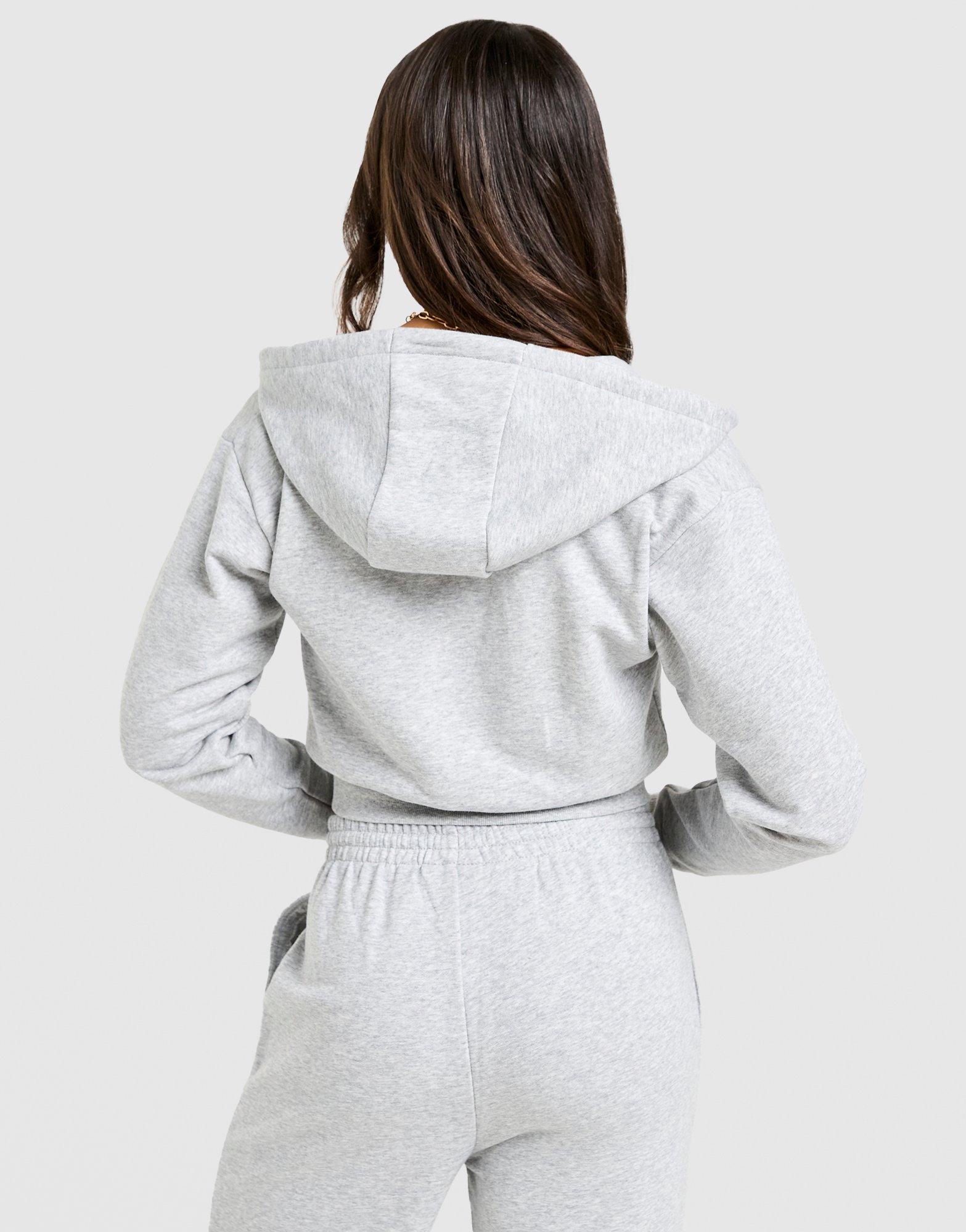 McKenzie French Terry Crop Full Zip Hoodie
